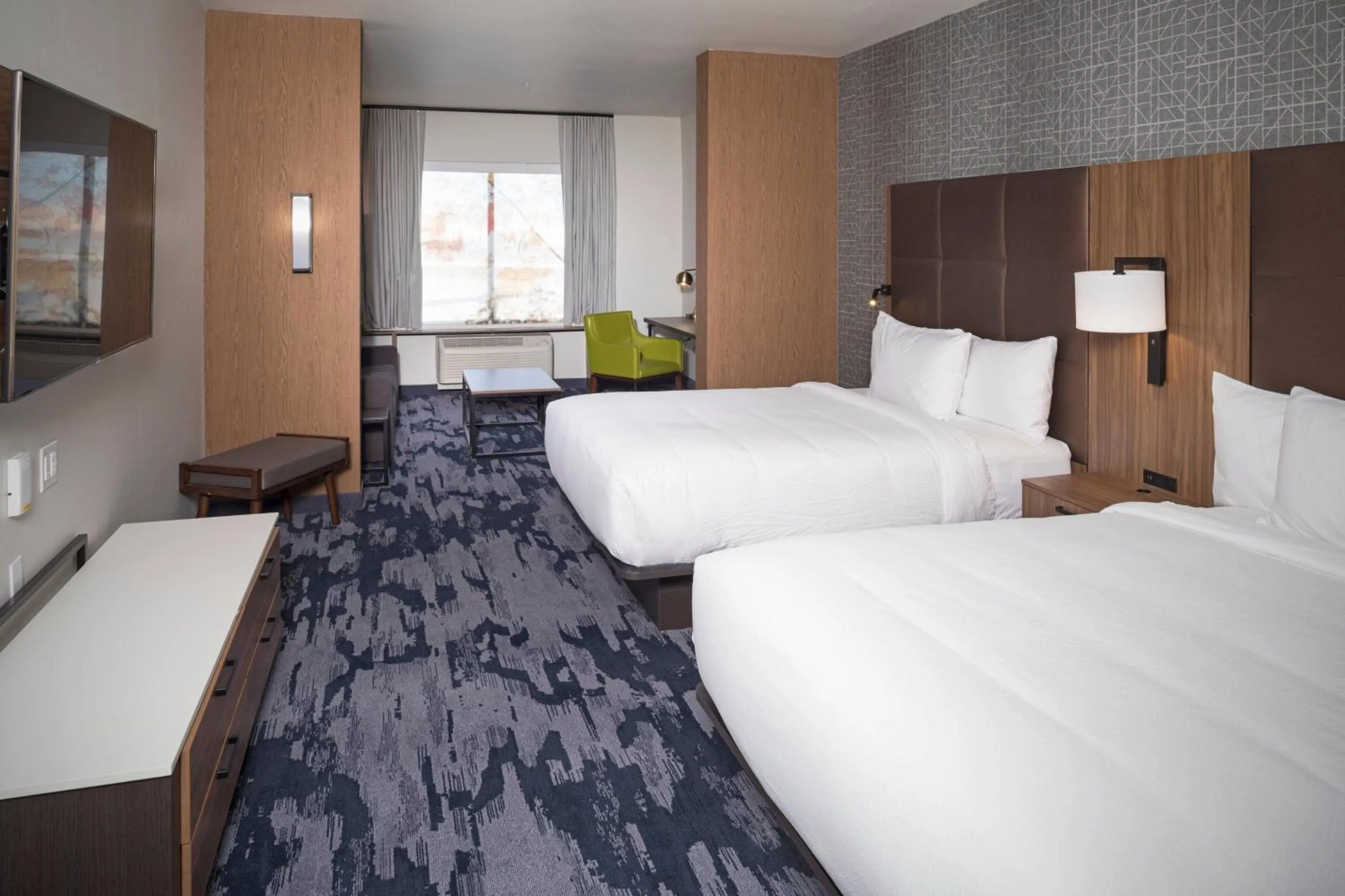 Bedroom, Bed in Fairfield Inn & Suites by Marriott Oklahoma City Downtown