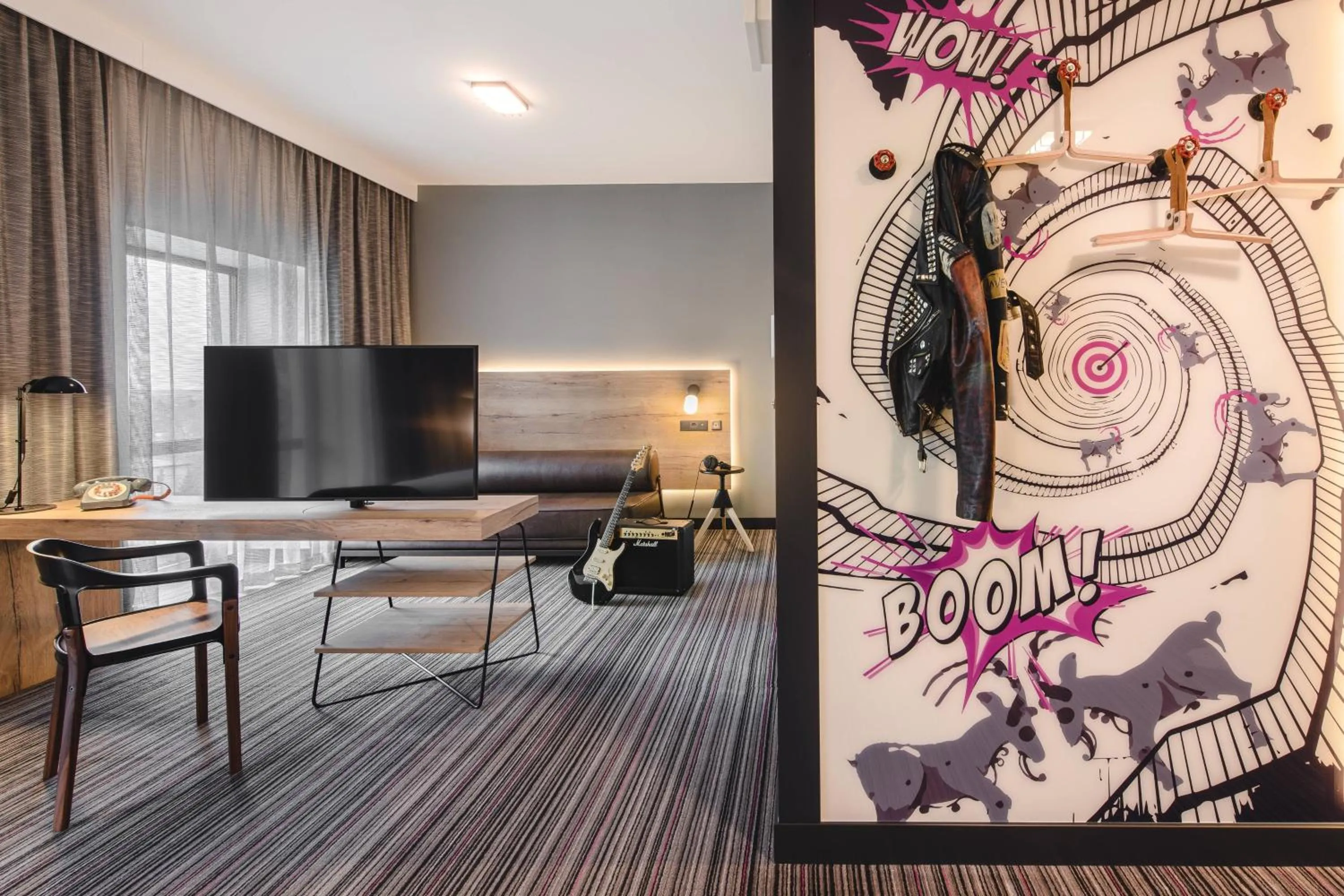 Photo of the whole room in Moxy Poznań Airport