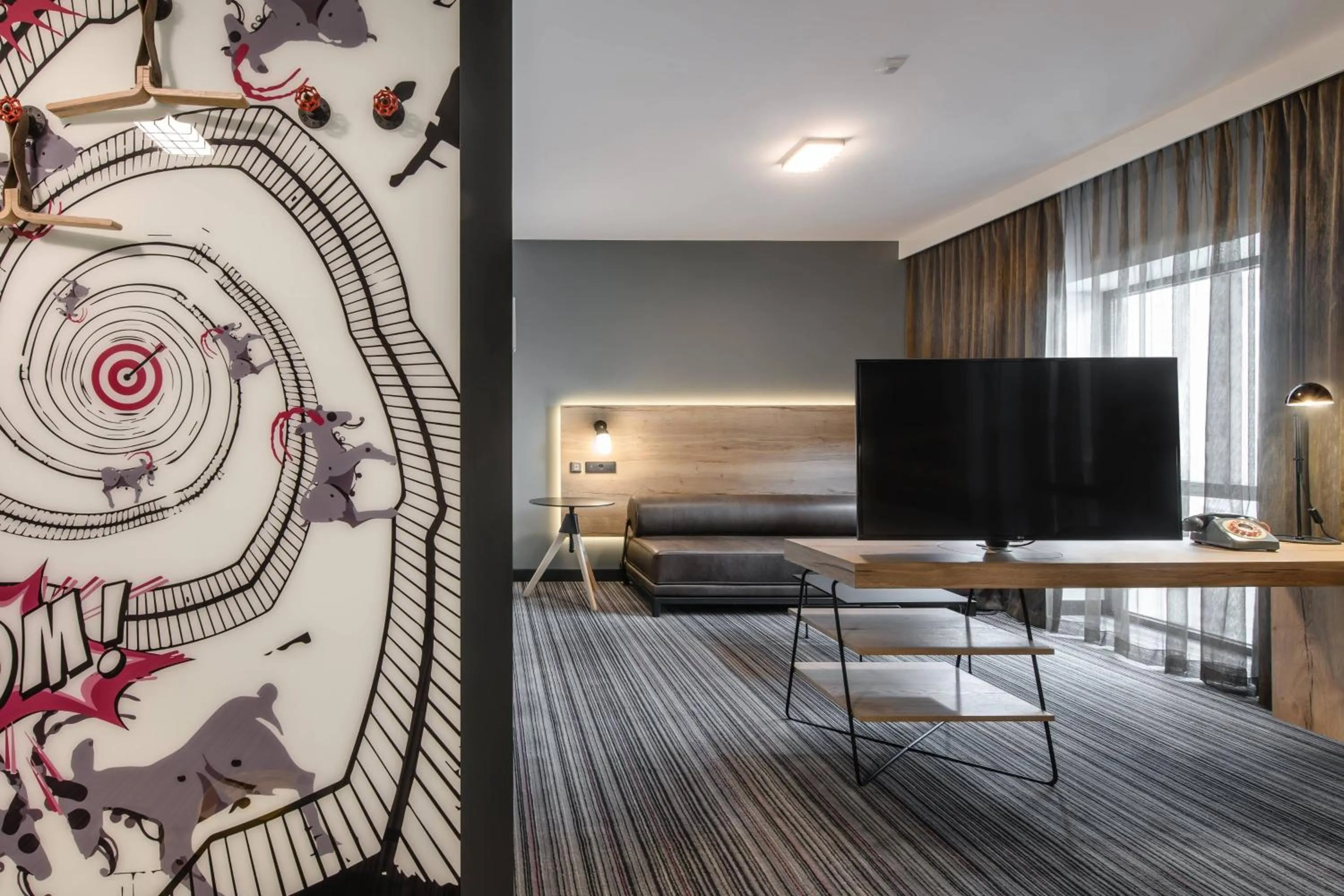 Photo of the whole room in Moxy Poznań Airport