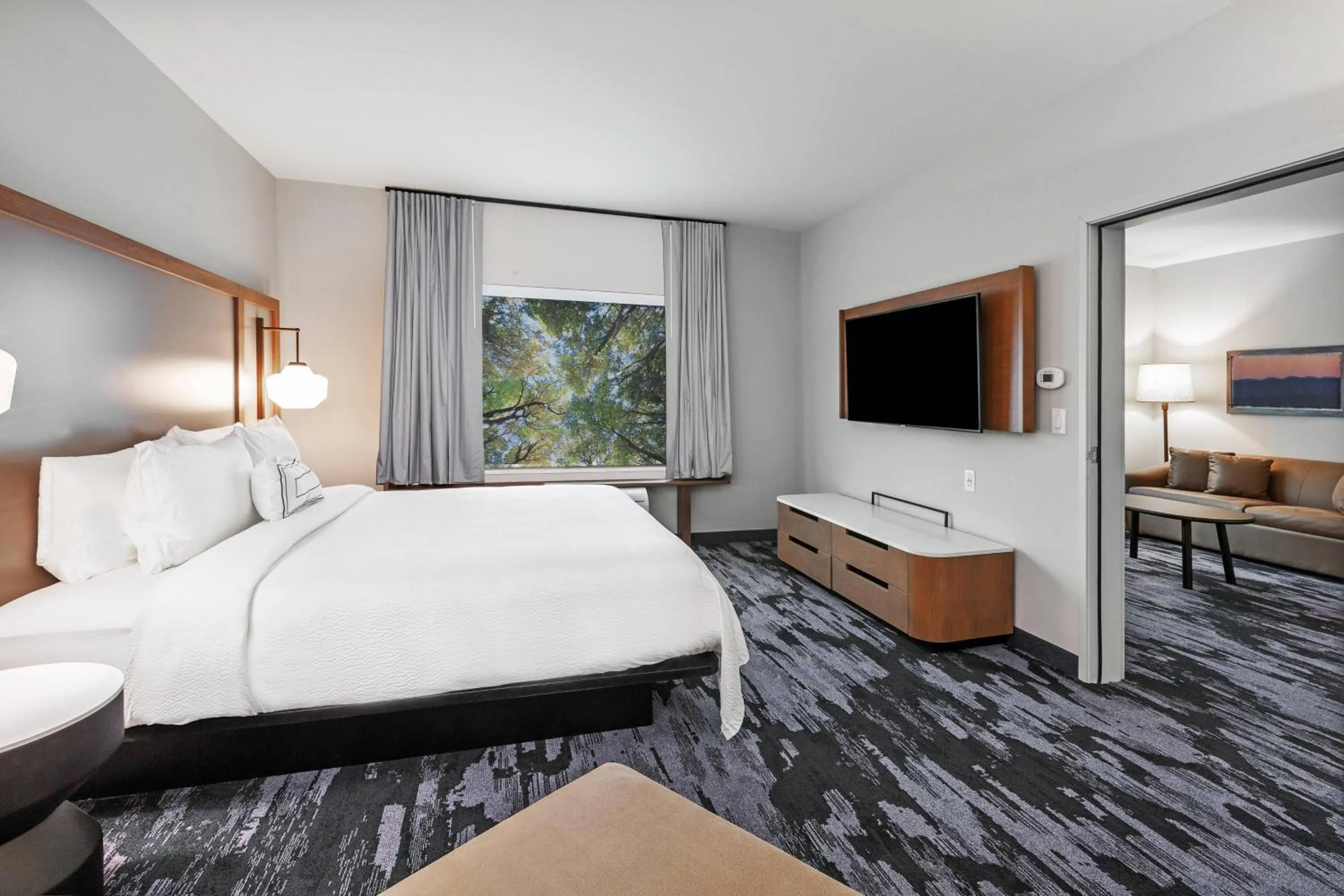 Bedroom, Bed in Fairfield Inn & Suites by Marriott Tulsa Catoosa