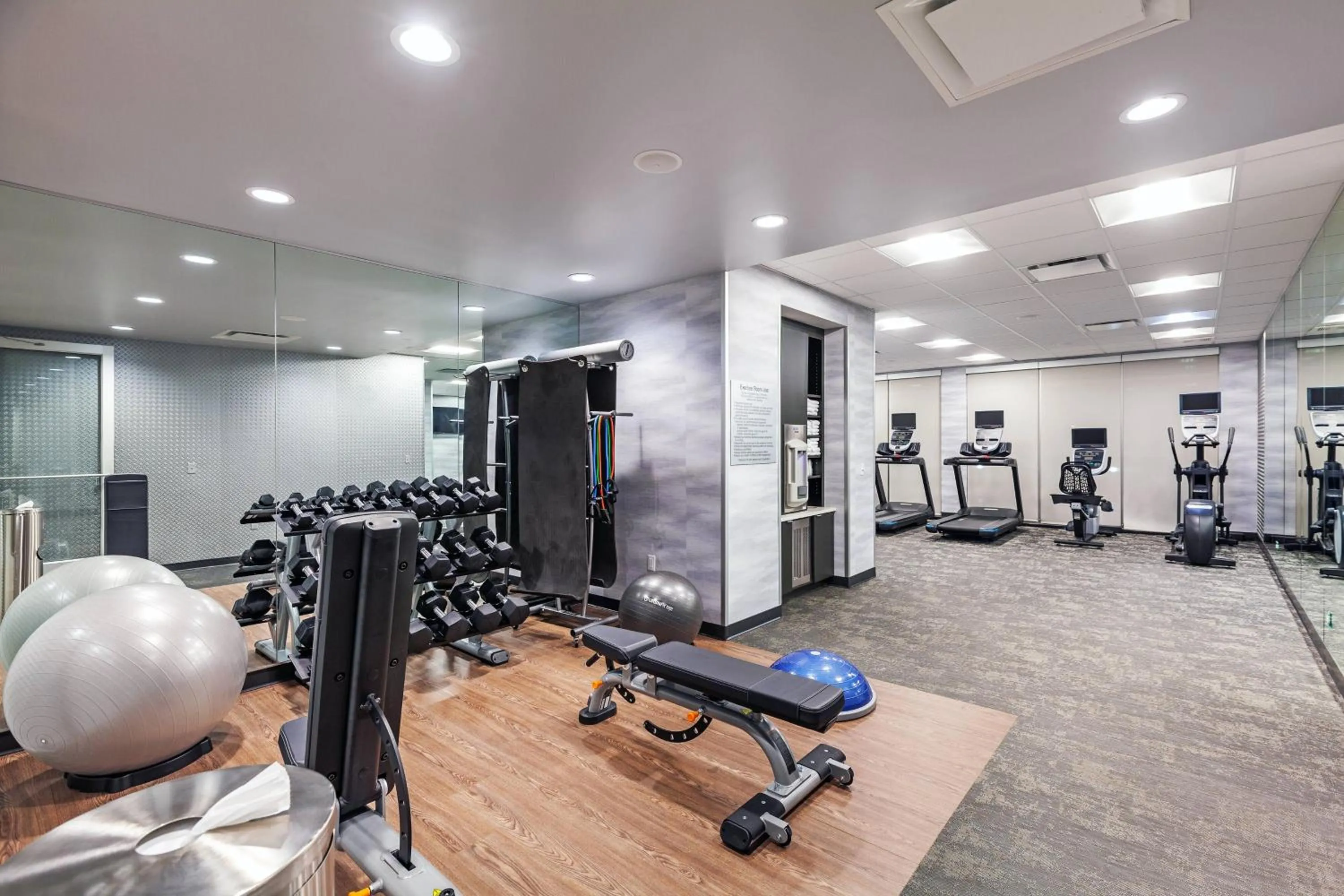 Fitness centre/facilities in Fairfield Inn & Suites by Marriott Tulsa Catoosa