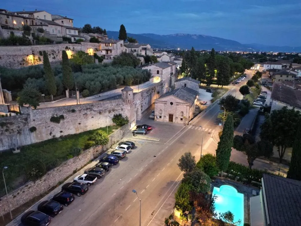 Bird's eye view in Villamena