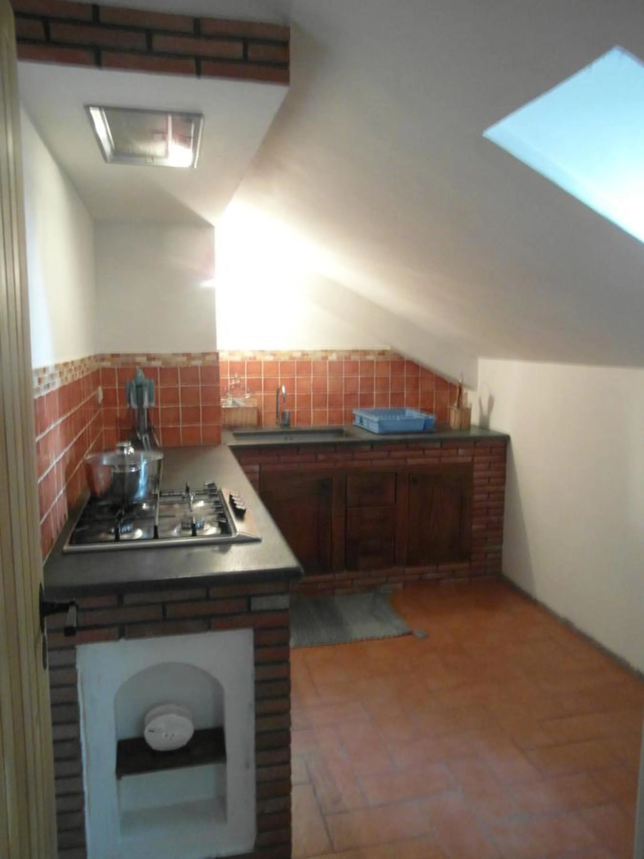 Kitchen or kitchenette in Residence Serra La Nave