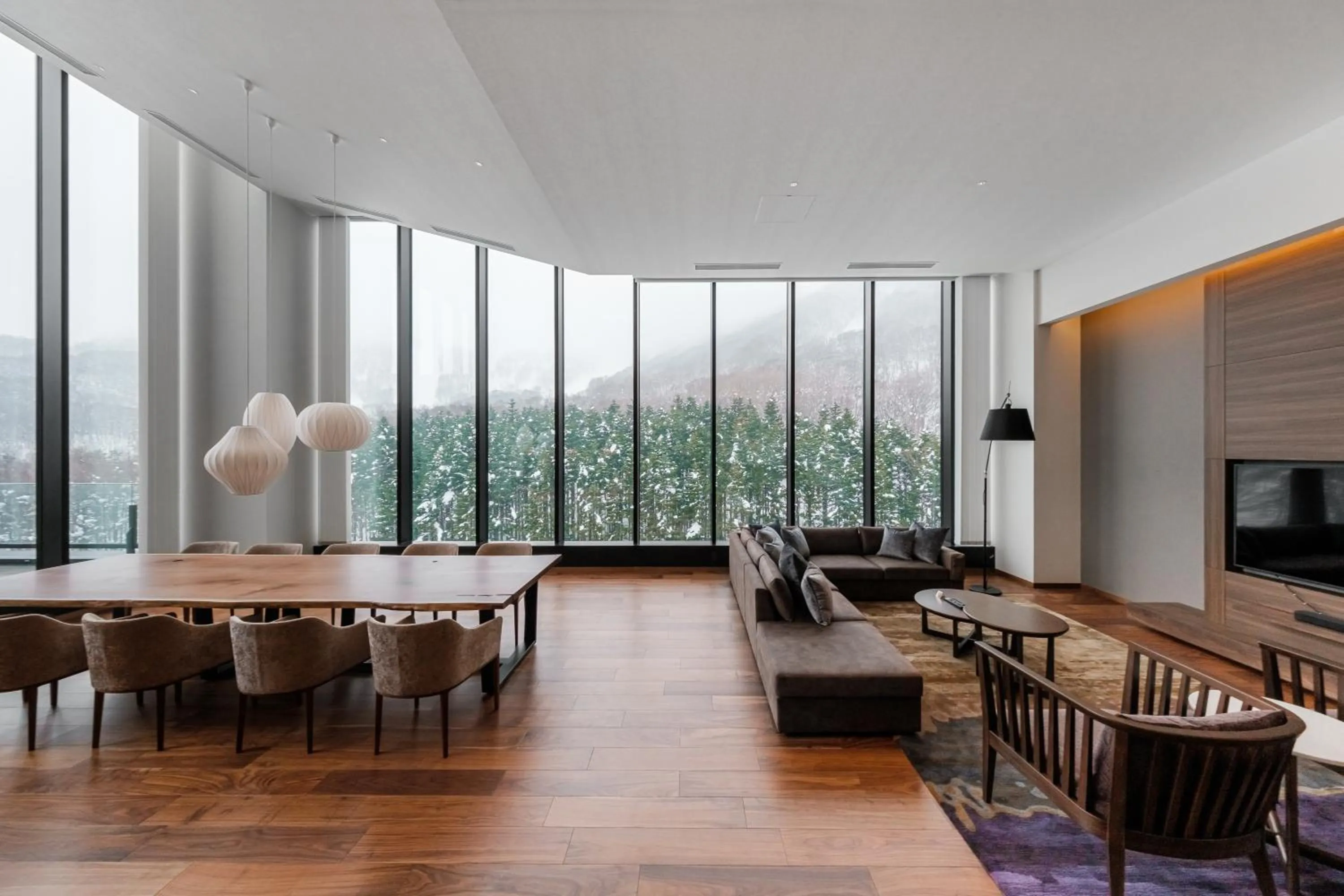 Living room in The Vale Rusutsu