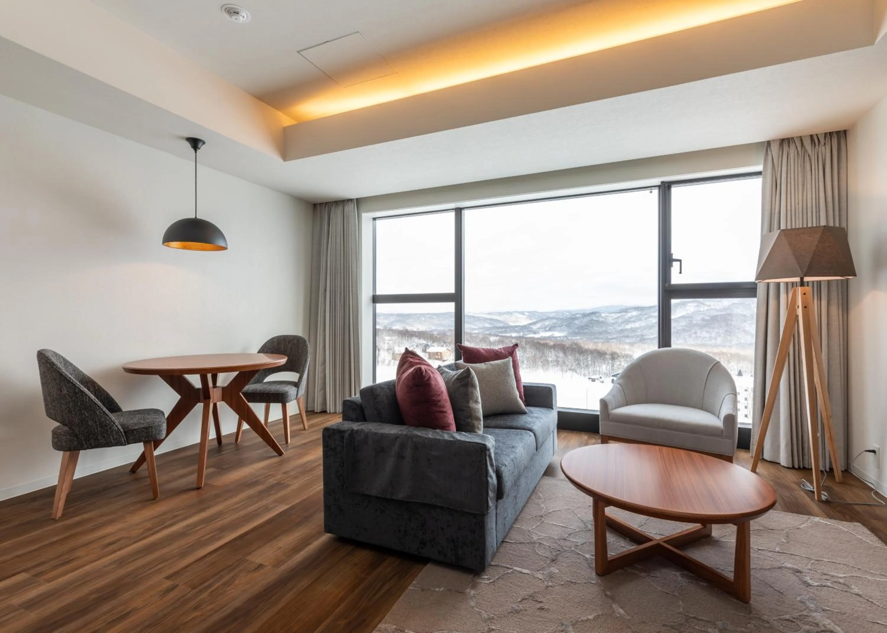 Living room in The Vale Rusutsu