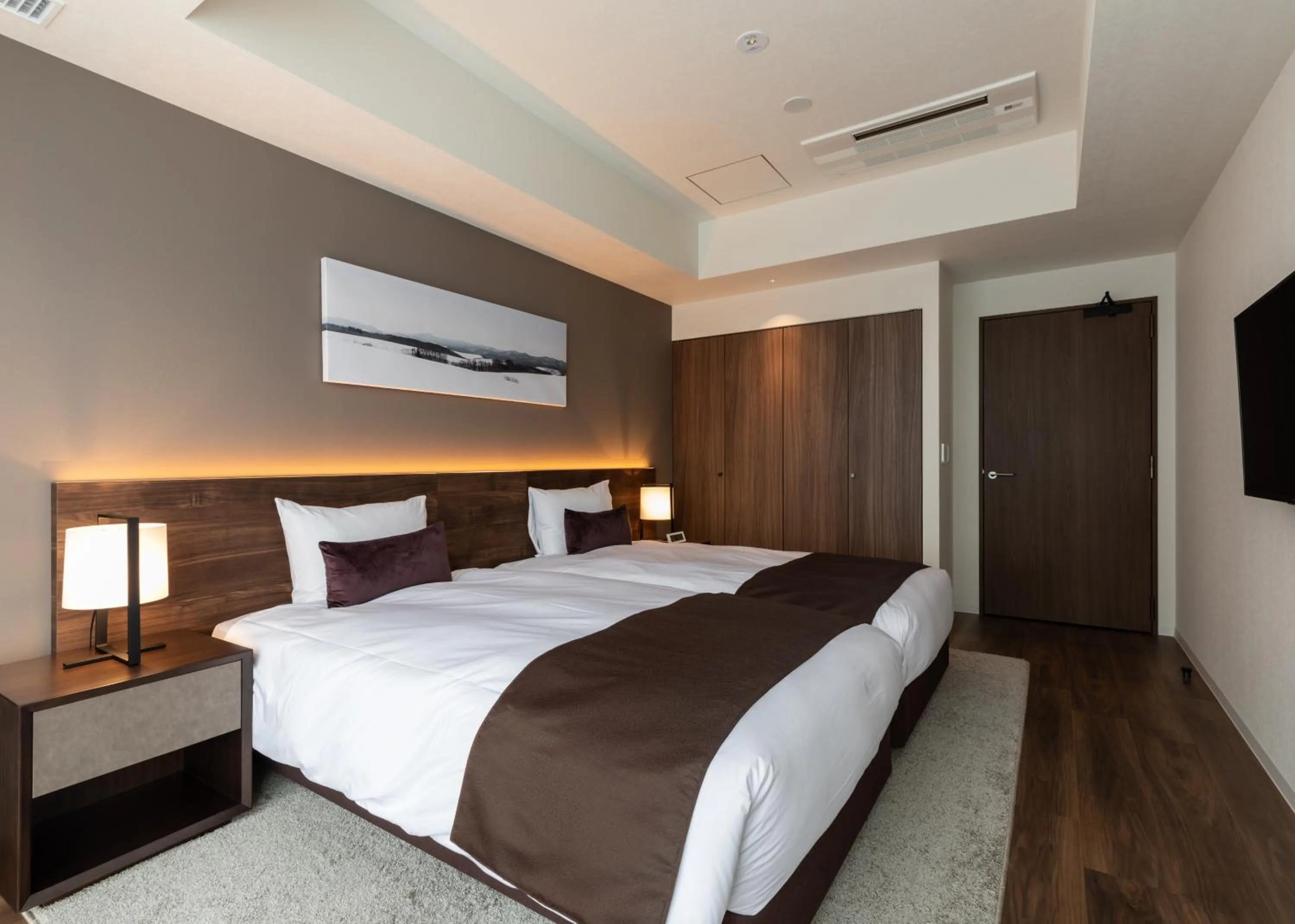 Bedroom, Bed in The Vale Rusutsu