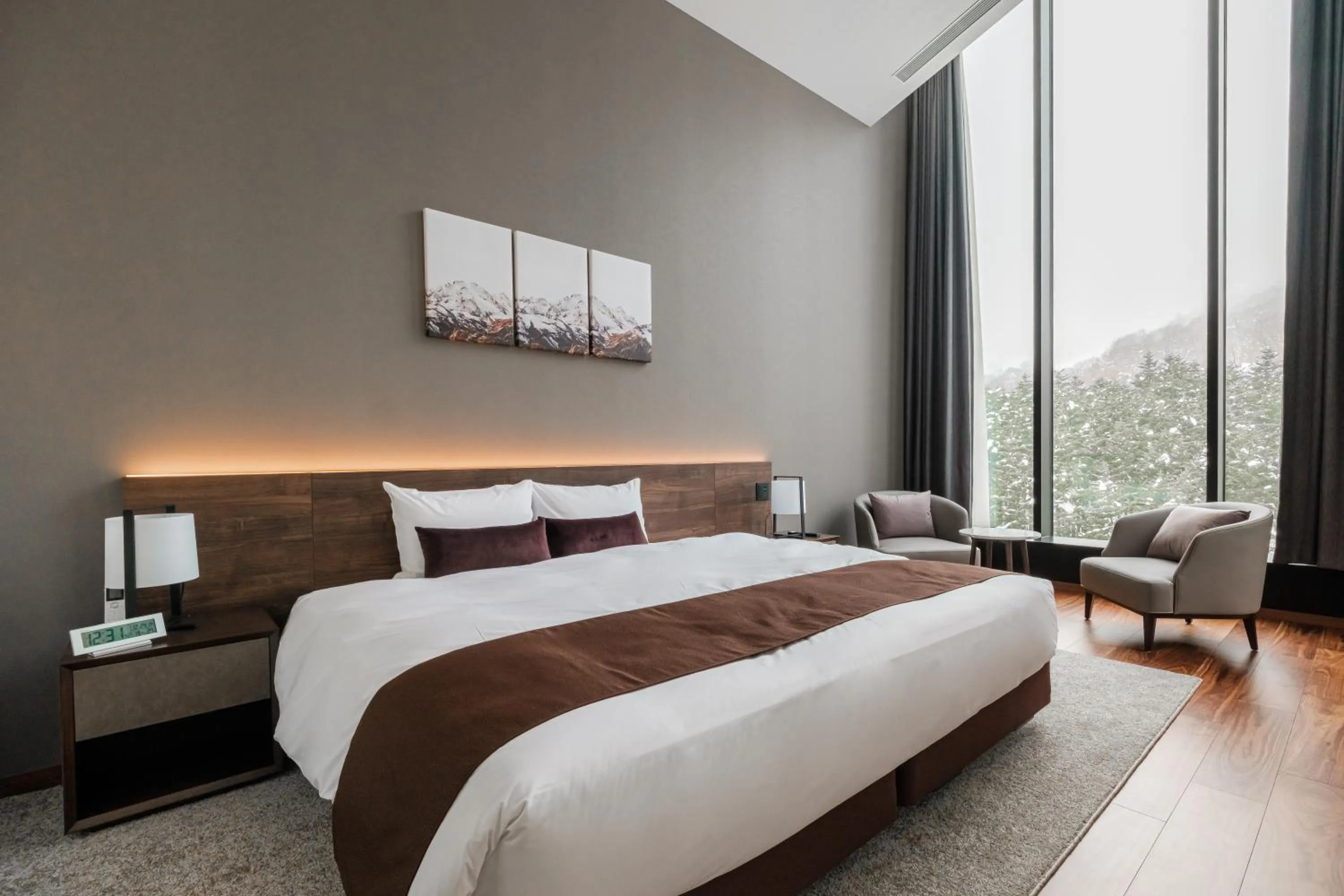 Bedroom, Bed in The Vale Rusutsu