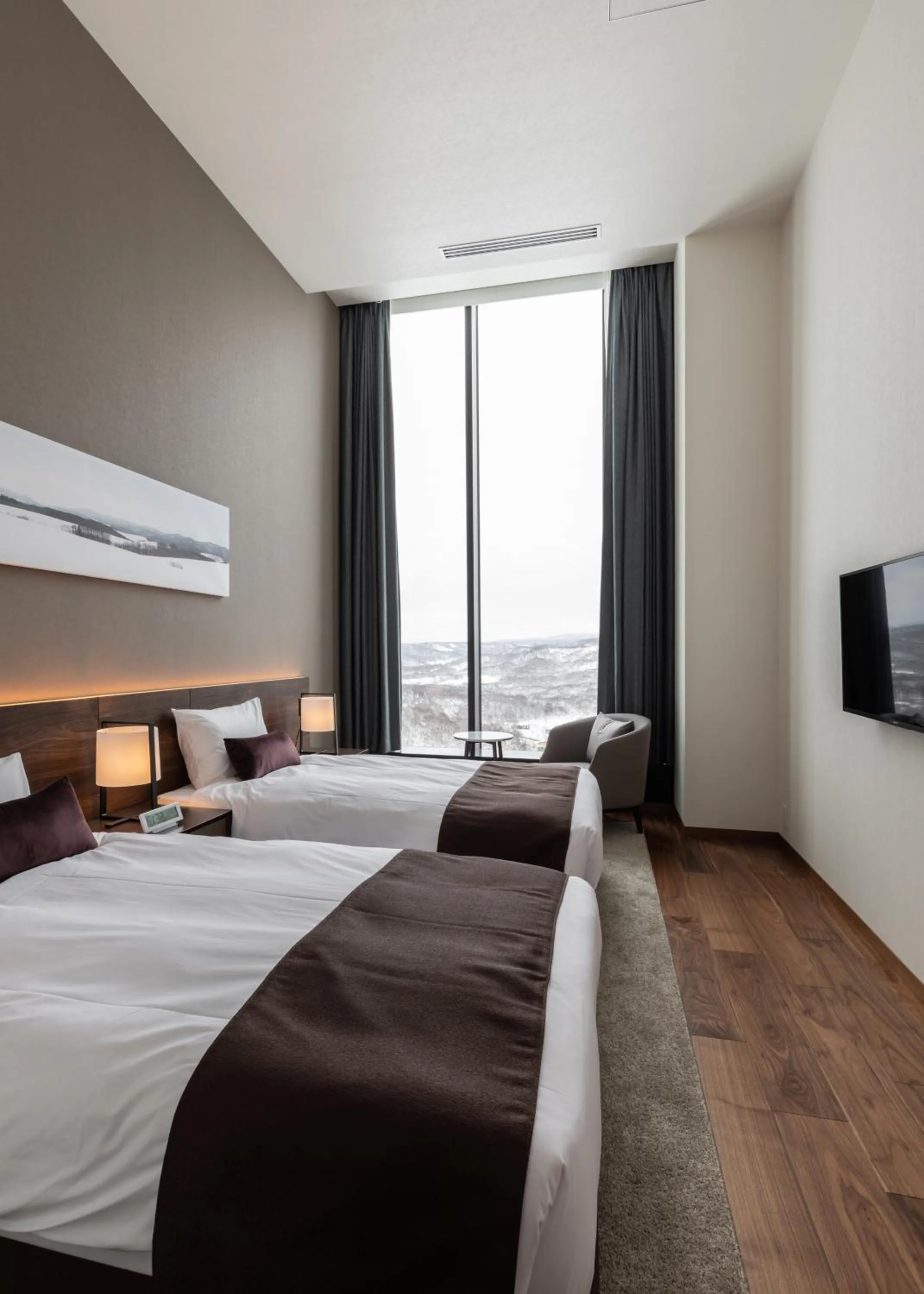 Bedroom, Bed in The Vale Rusutsu