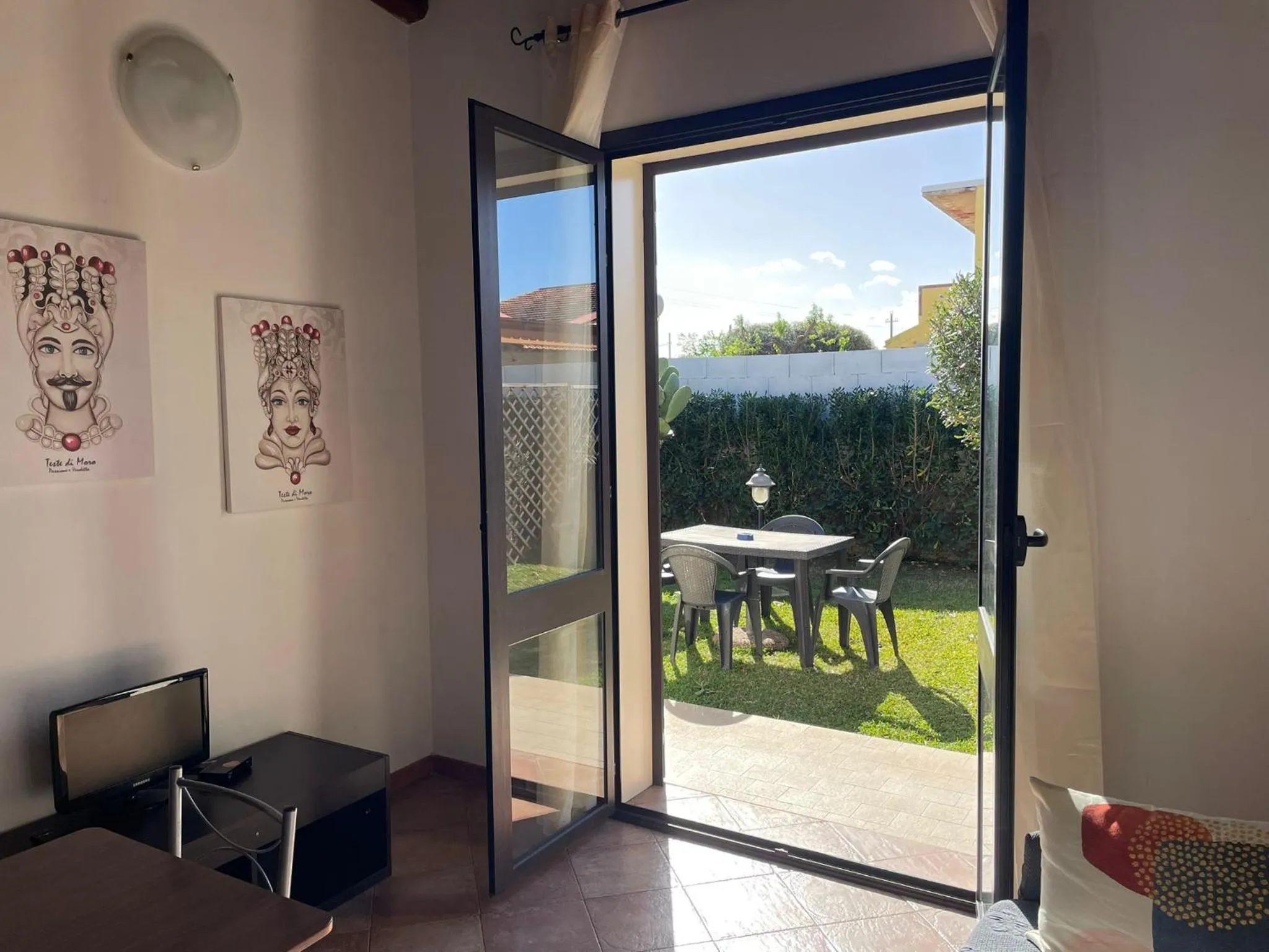 Garden view in Le Case Al Quadrato Residence