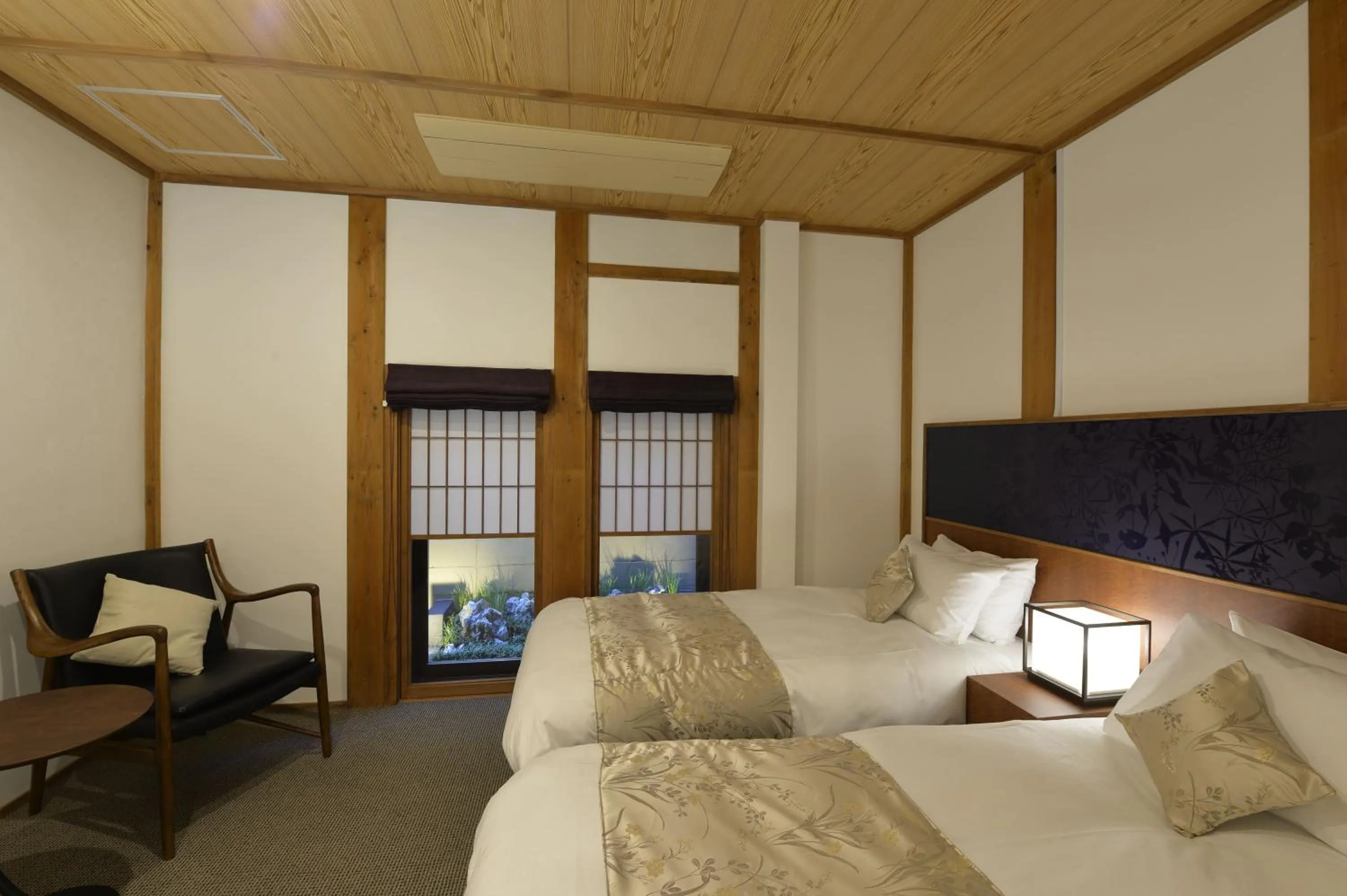 Bed in Gion Oyado Kikutani