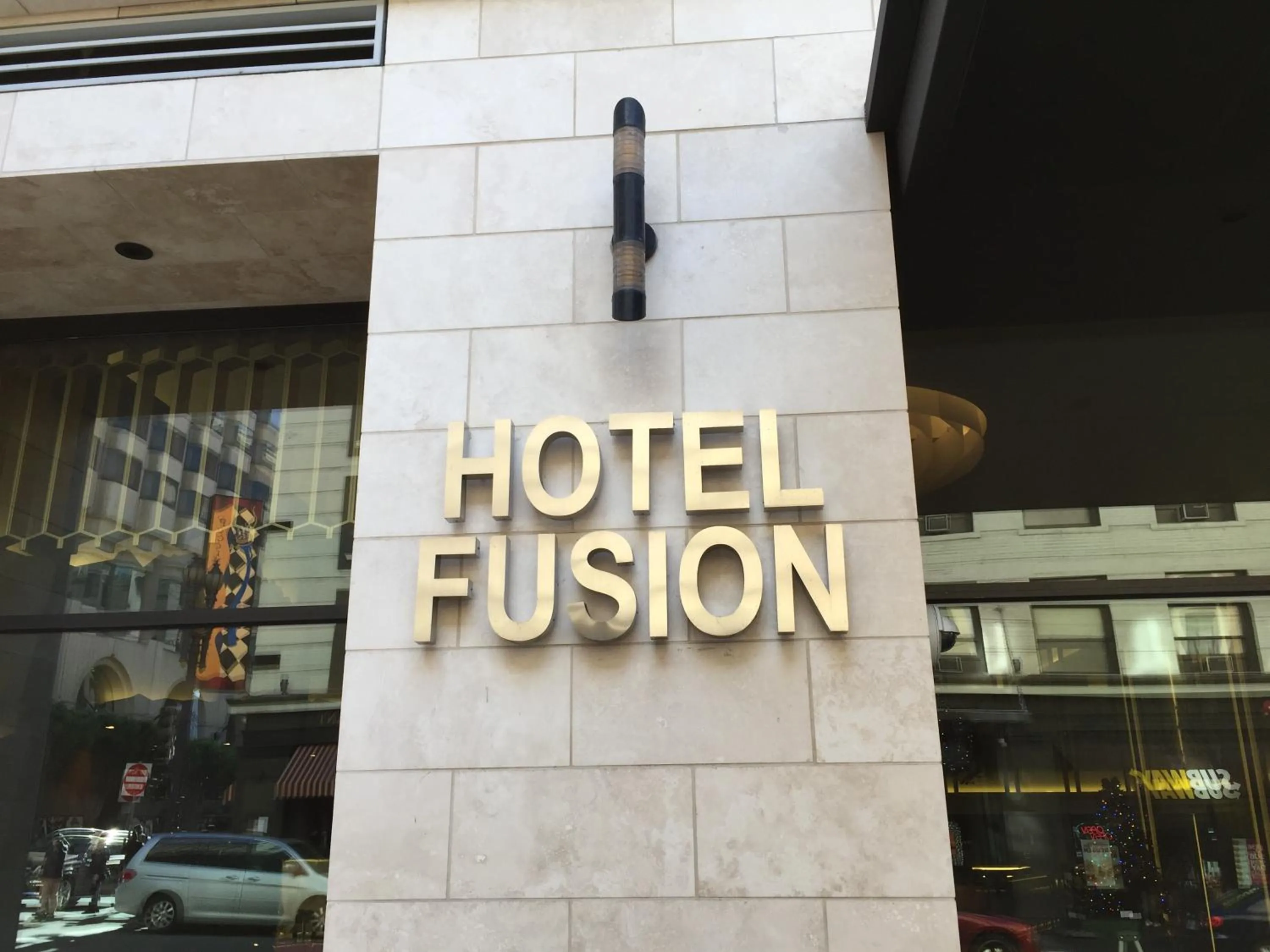 Facade/entrance in Hotel Fusion, a C-Two Hotel