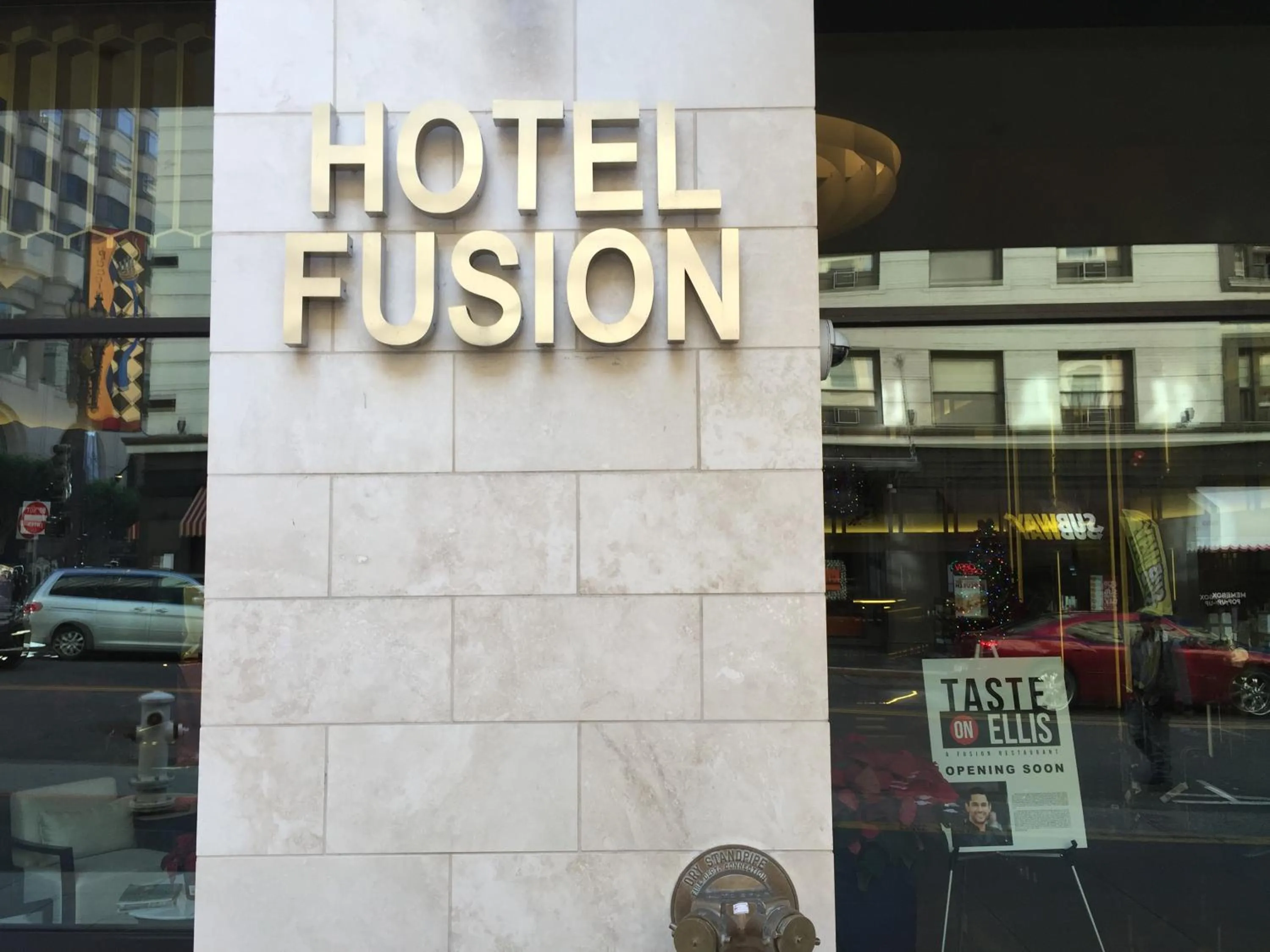 Facade/entrance in Hotel Fusion, a C-Two Hotel