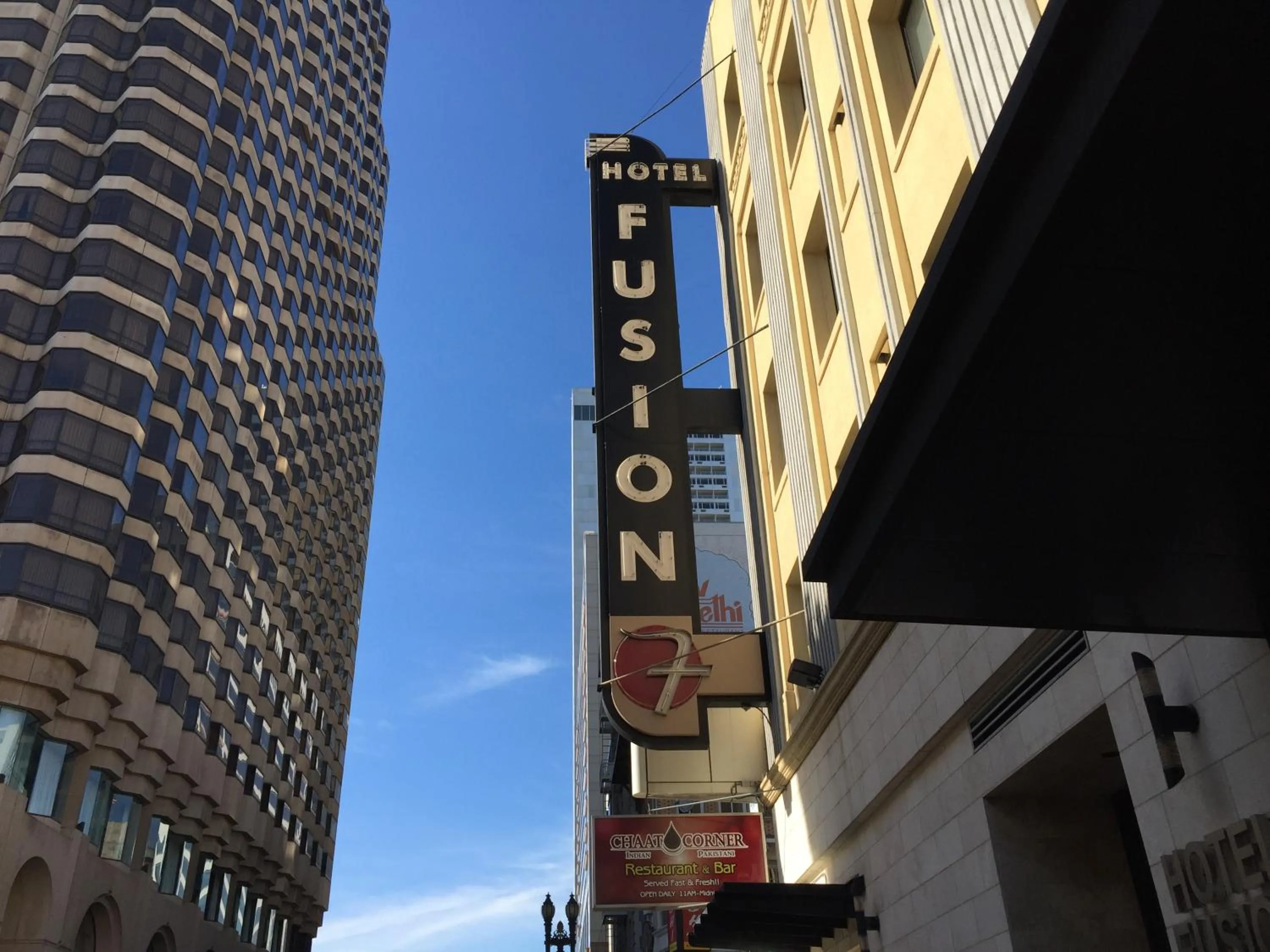 Property logo or sign in Hotel Fusion, a C-Two Hotel