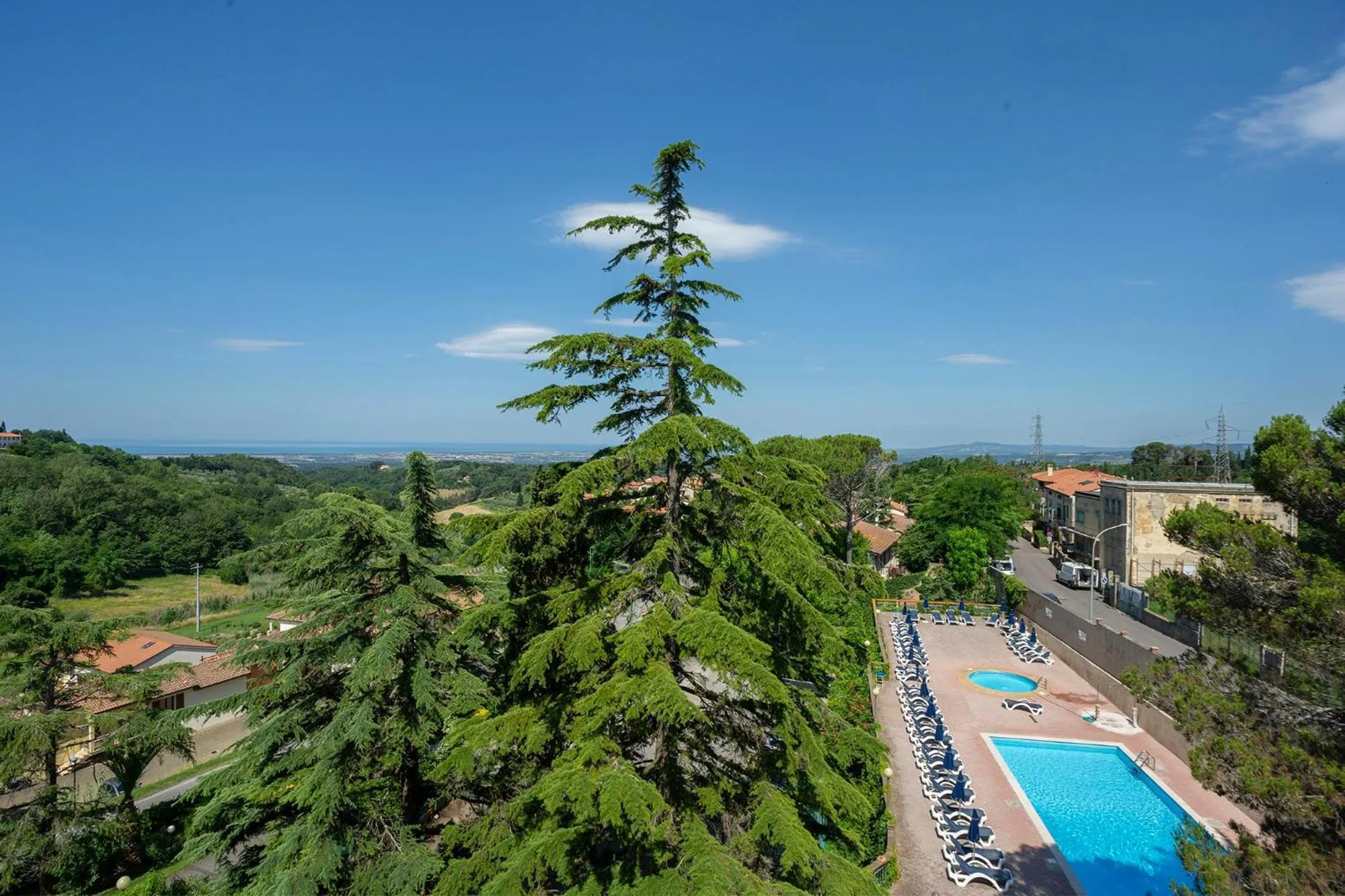 Bird's eye view in Residence Villa Elena