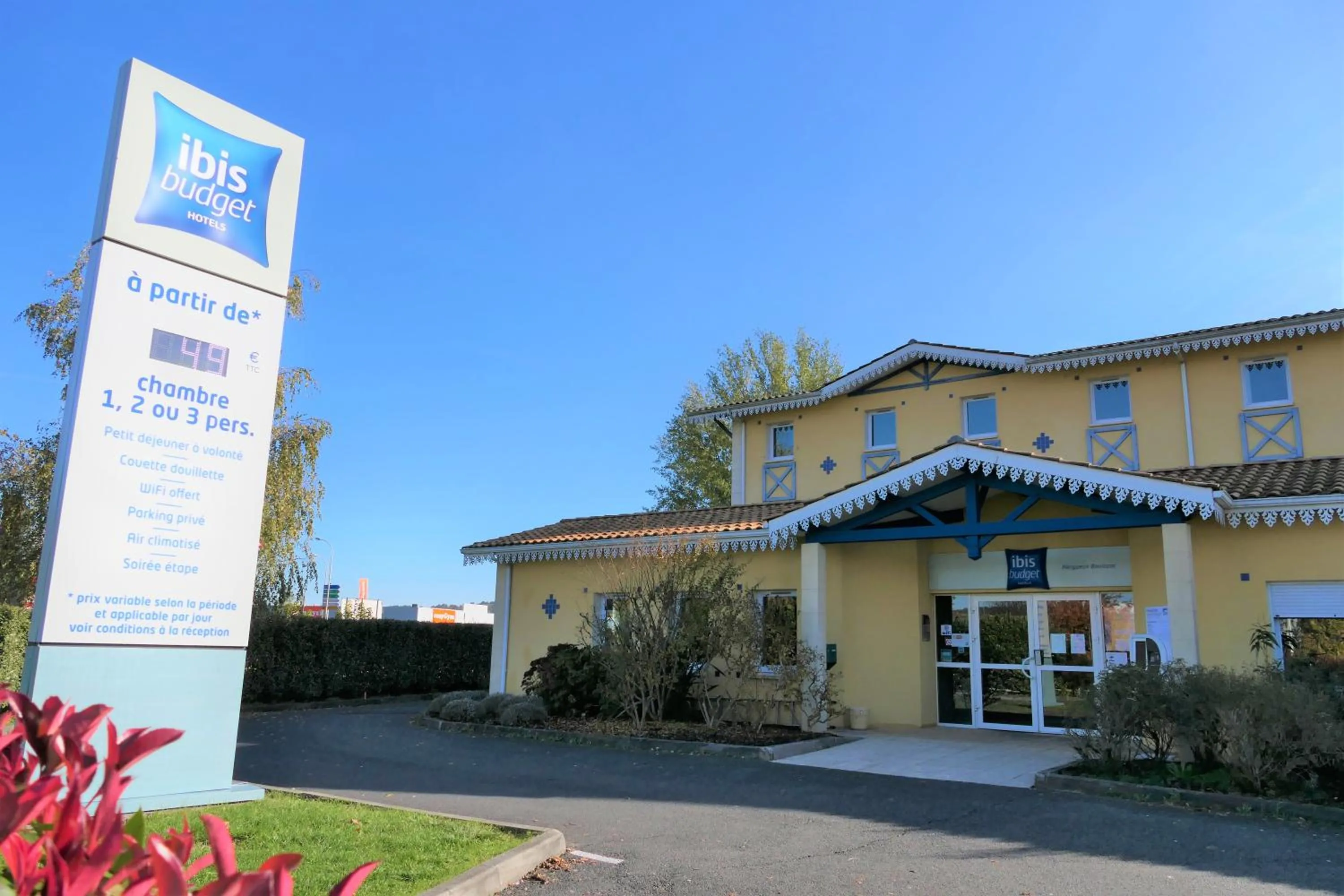 Property building in Ibis Budget Perigueux Boulazac