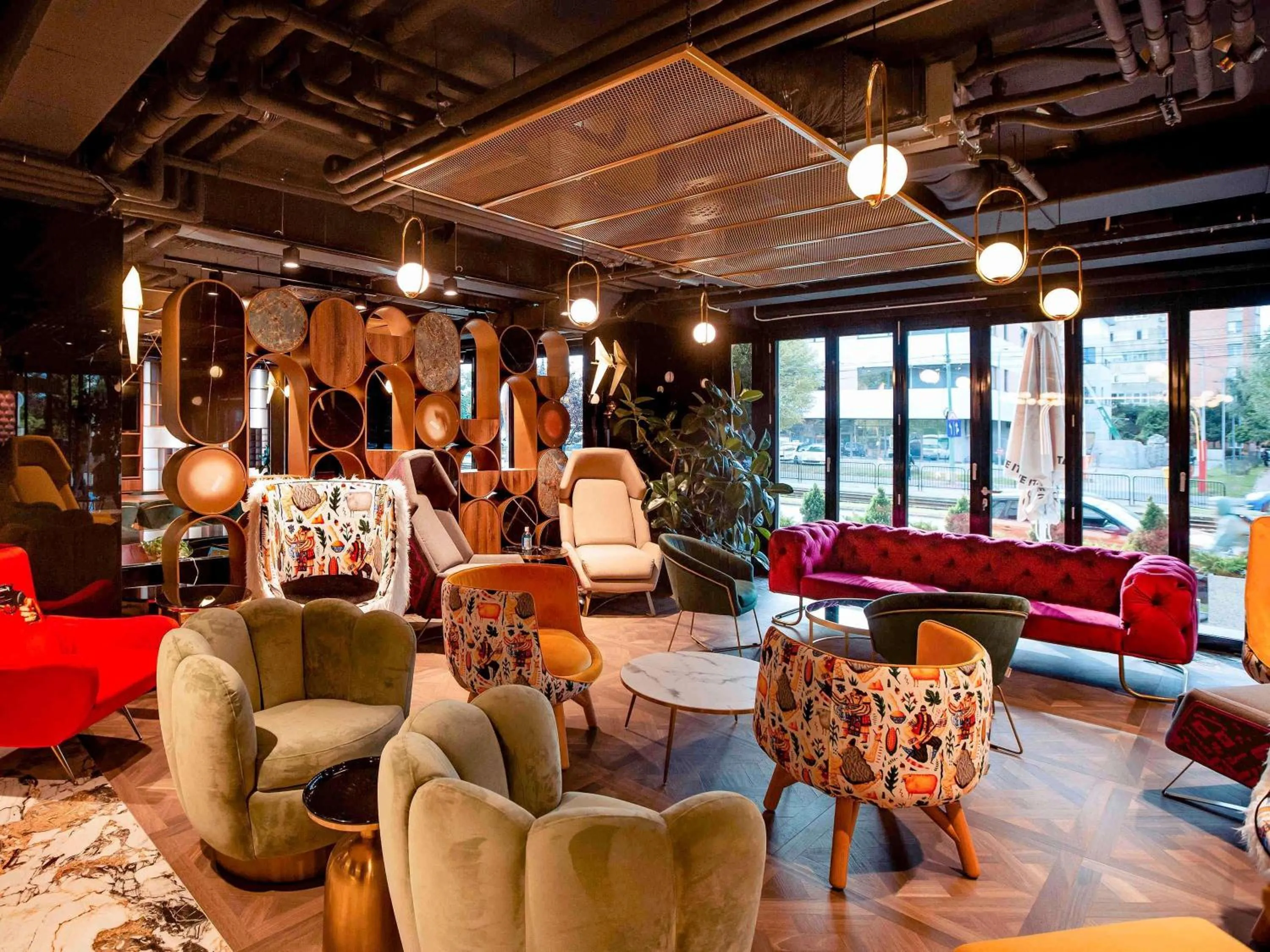 Lounge or bar in Mercure Timisoara