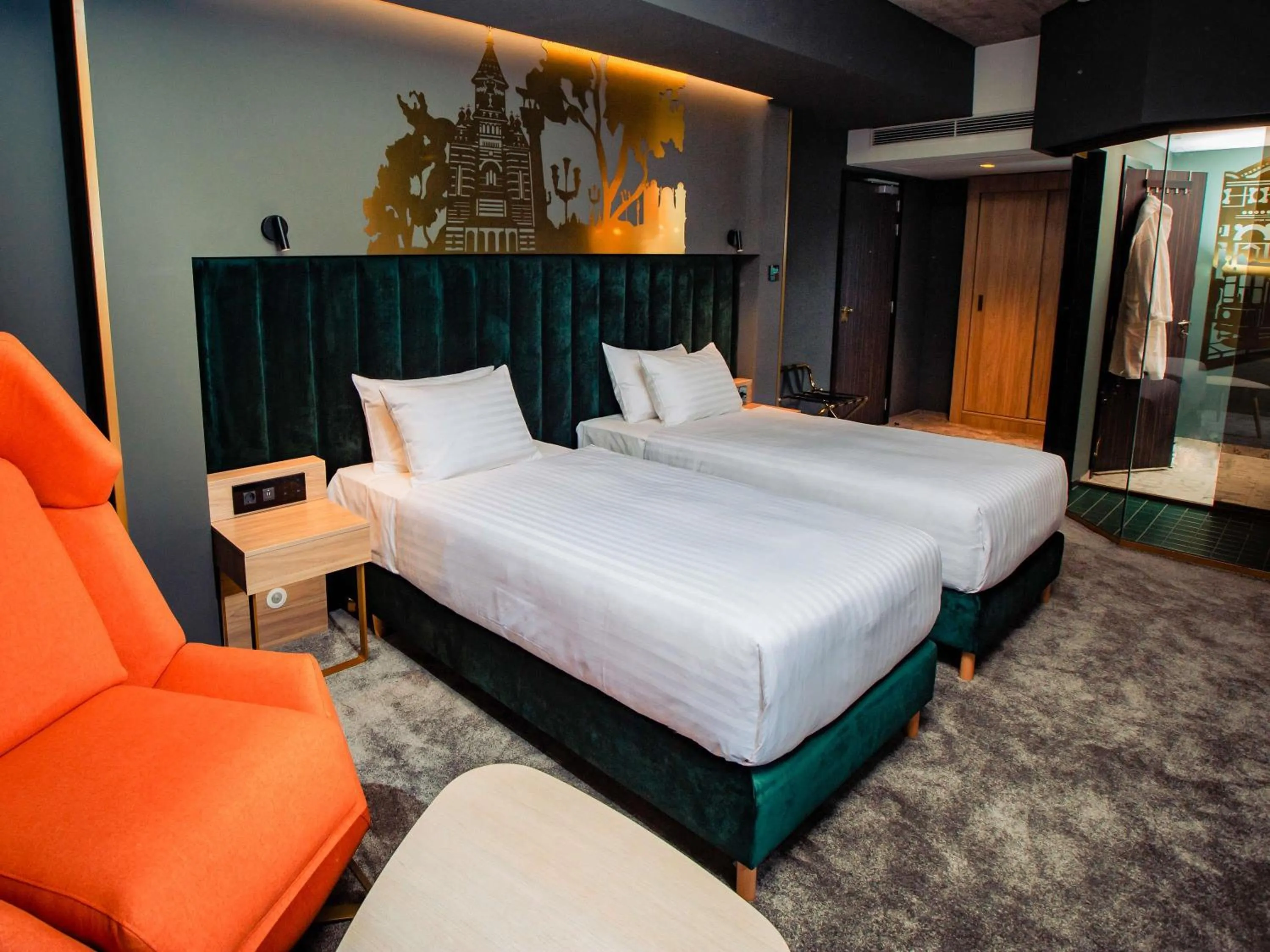 Bedroom, Bed in Mercure Timisoara