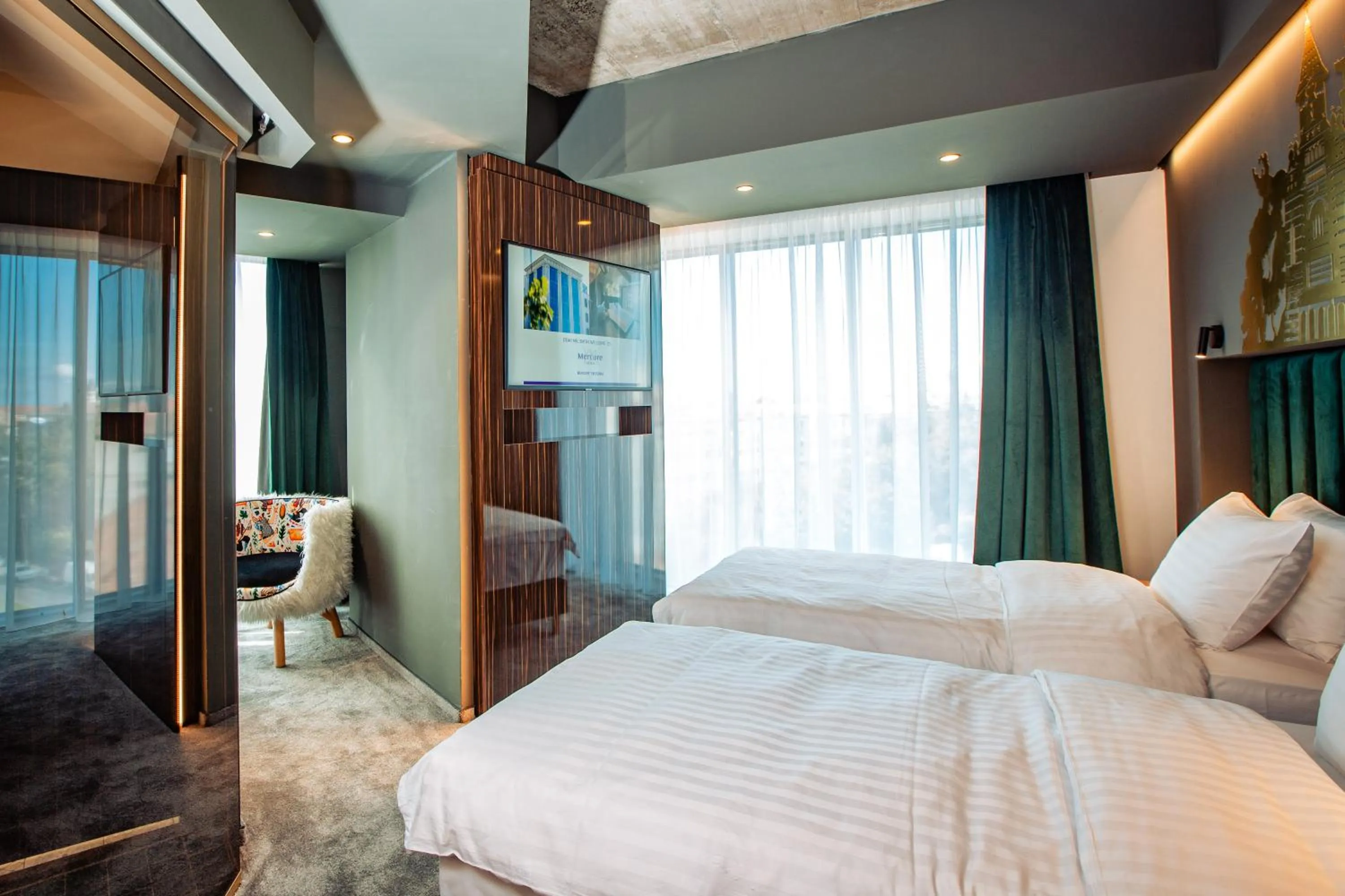 TV and multimedia, Bed in Mercure Timisoara