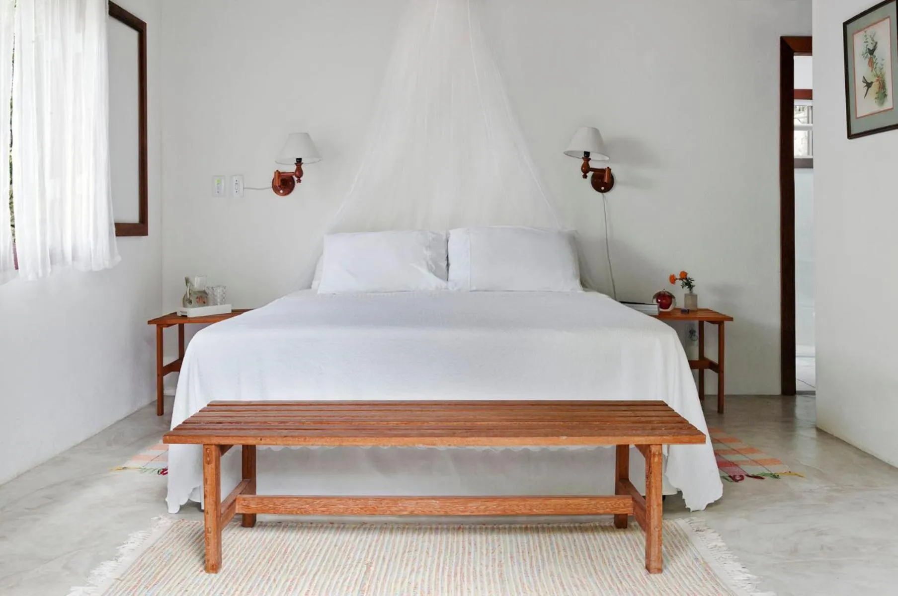 Bed in O Sitio - Ilha Grande