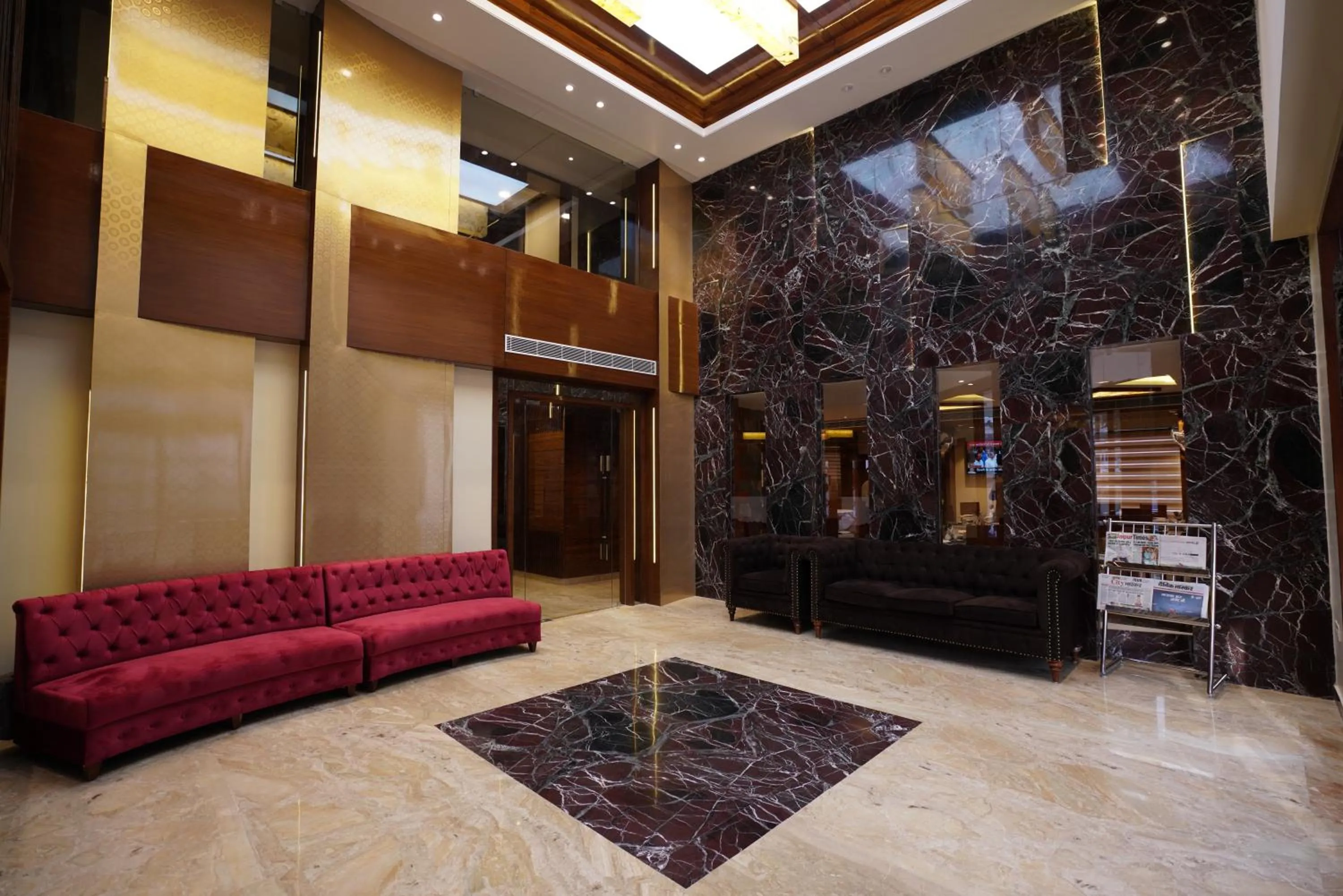 Lobby or reception in Hotel Indo Prime - Jaipur City Centre