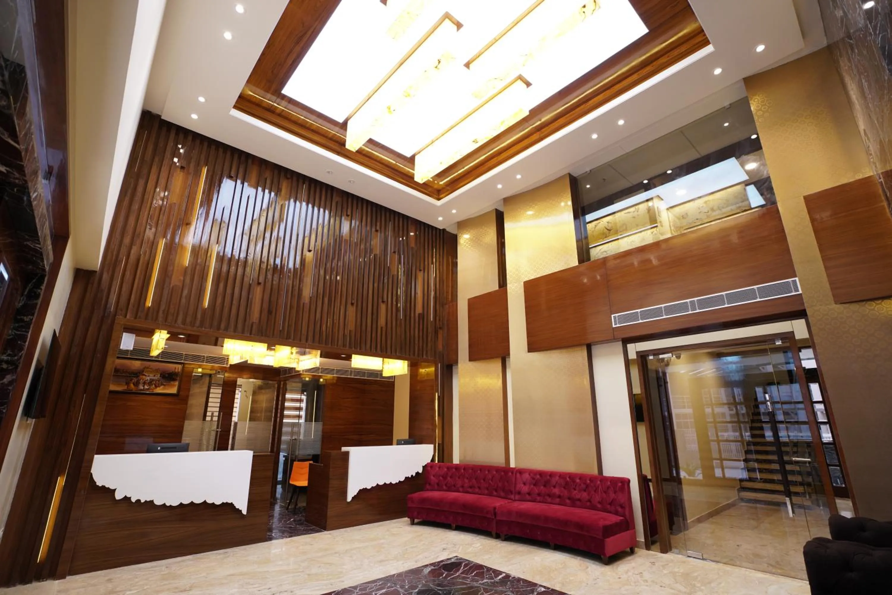 Lobby or reception in Hotel Indo Prime - Jaipur City Centre