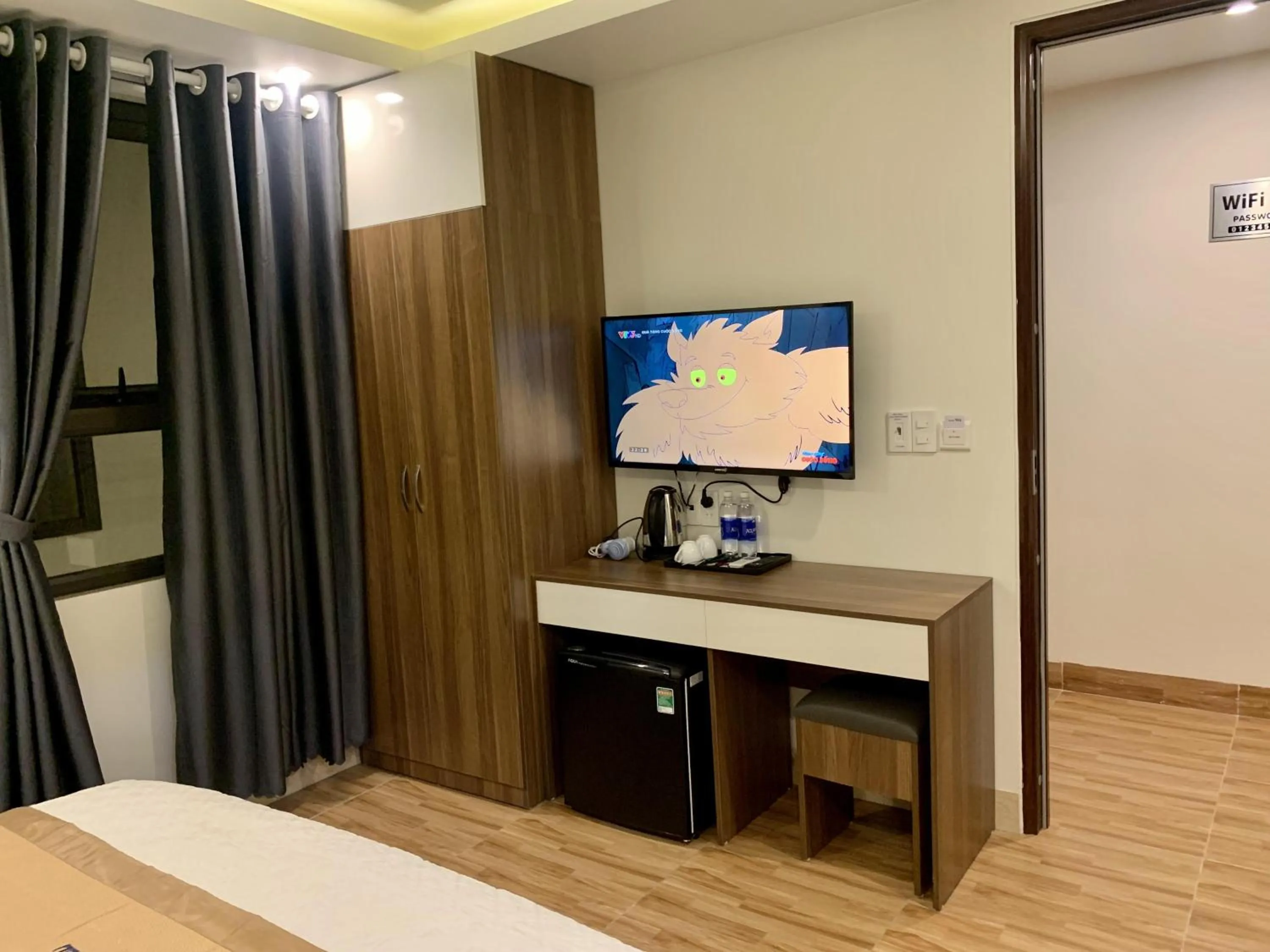 Bed in New Sky Airport Hotel