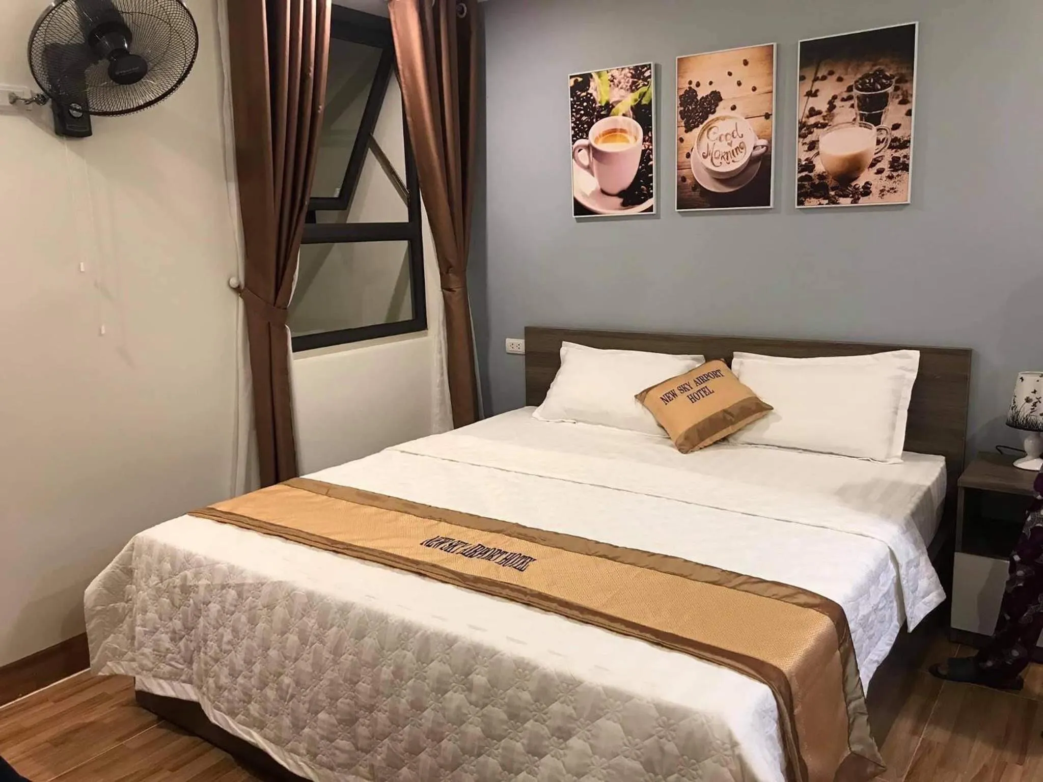 Bed in New Sky Airport Hotel