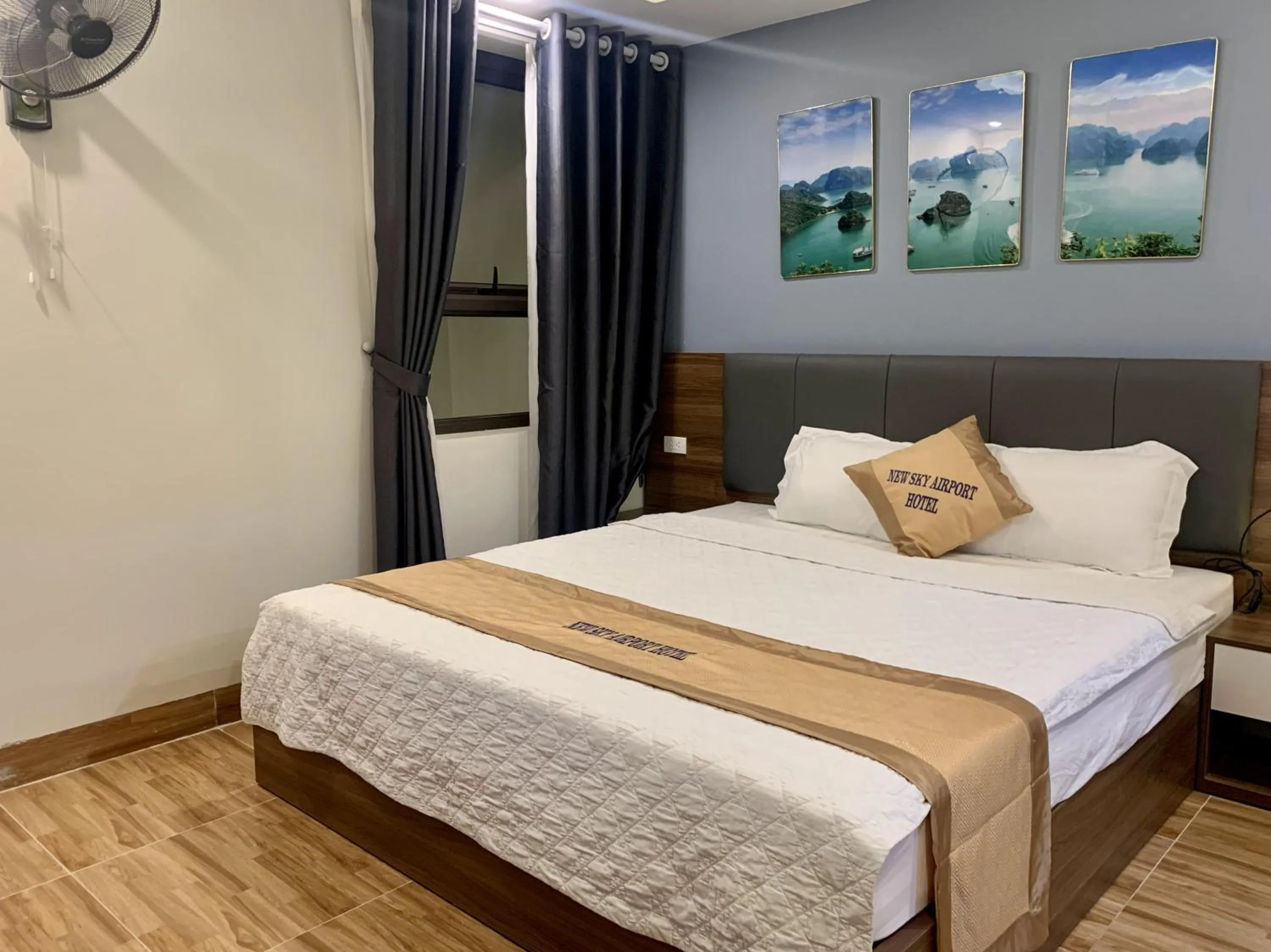 Bed in New Sky Airport Hotel