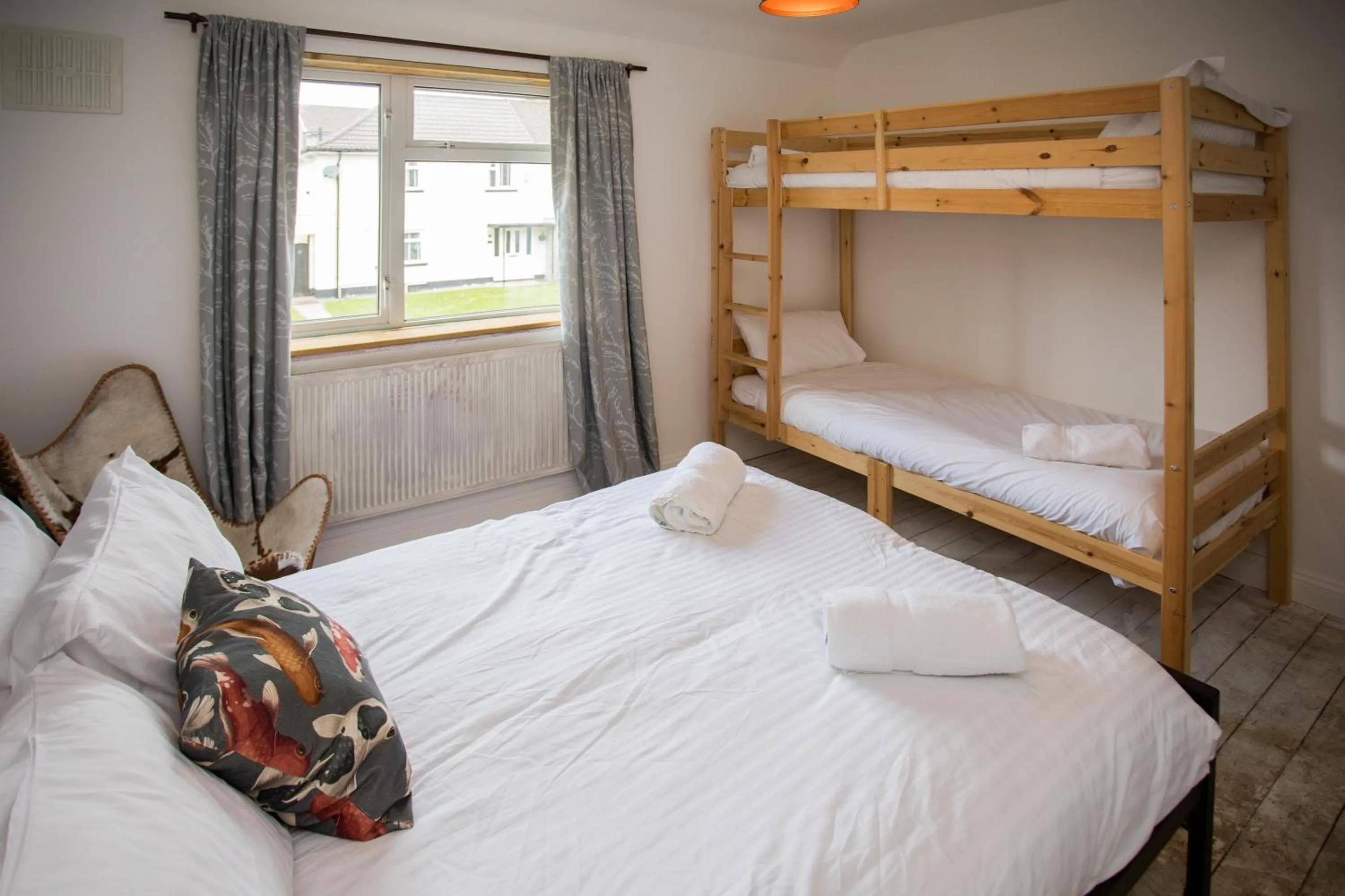 Bedroom, Bed in James’ Place @ Bike Park Wales and The Brecon Beacons
