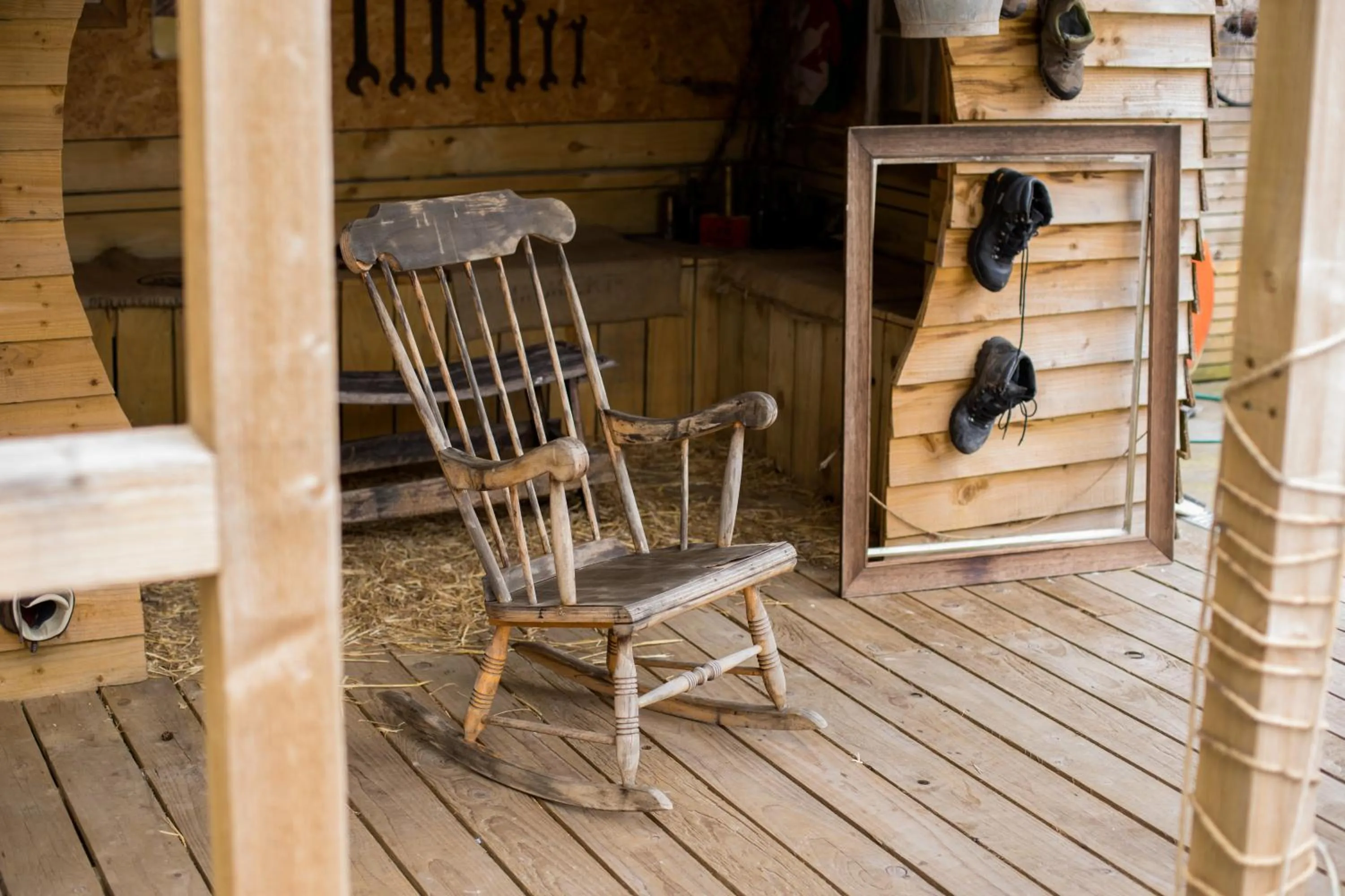 Garden in James’ Place @ Bike Park Wales and The Brecon Beacons