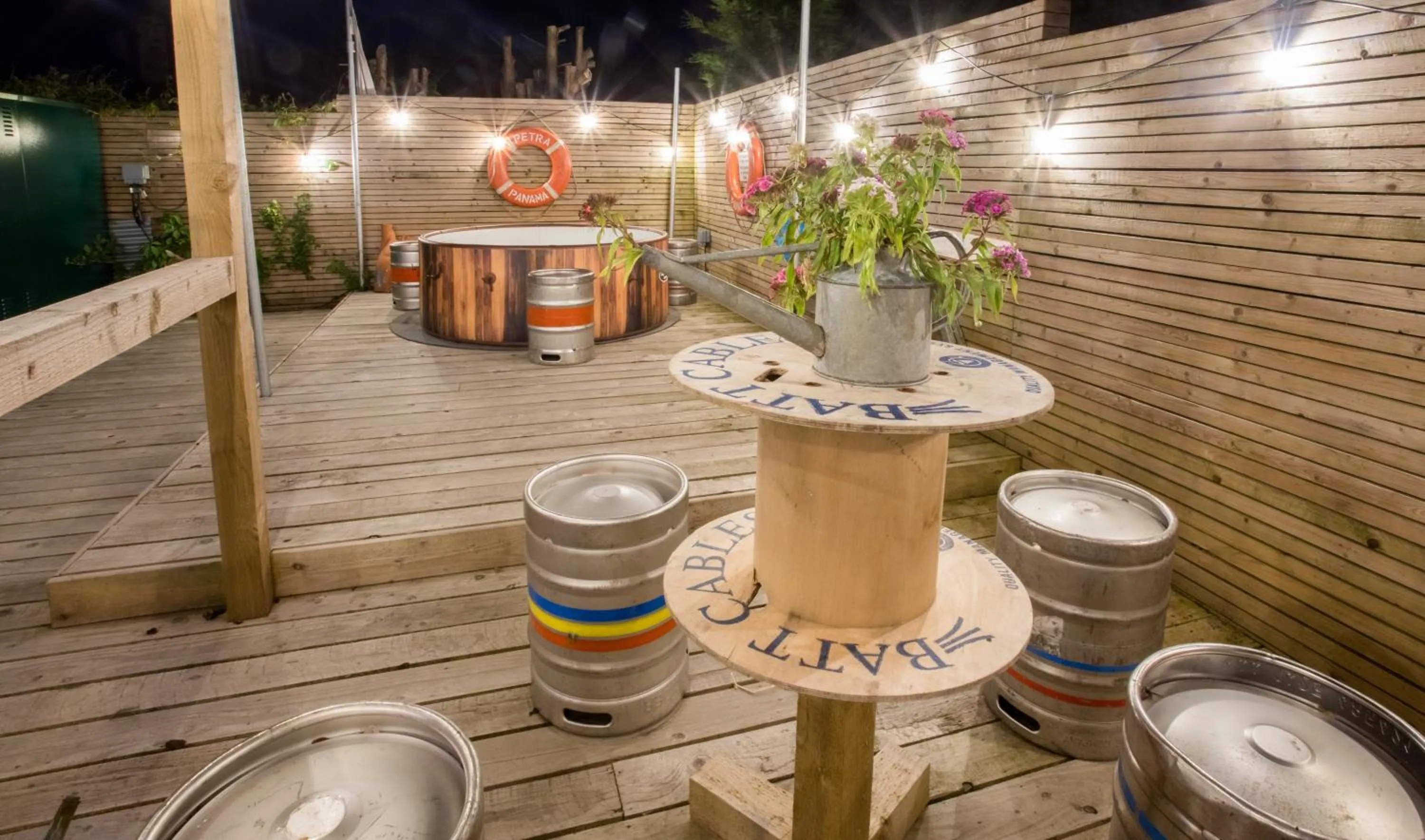 Garden in James’ Place @ Bike Park Wales and The Brecon Beacons