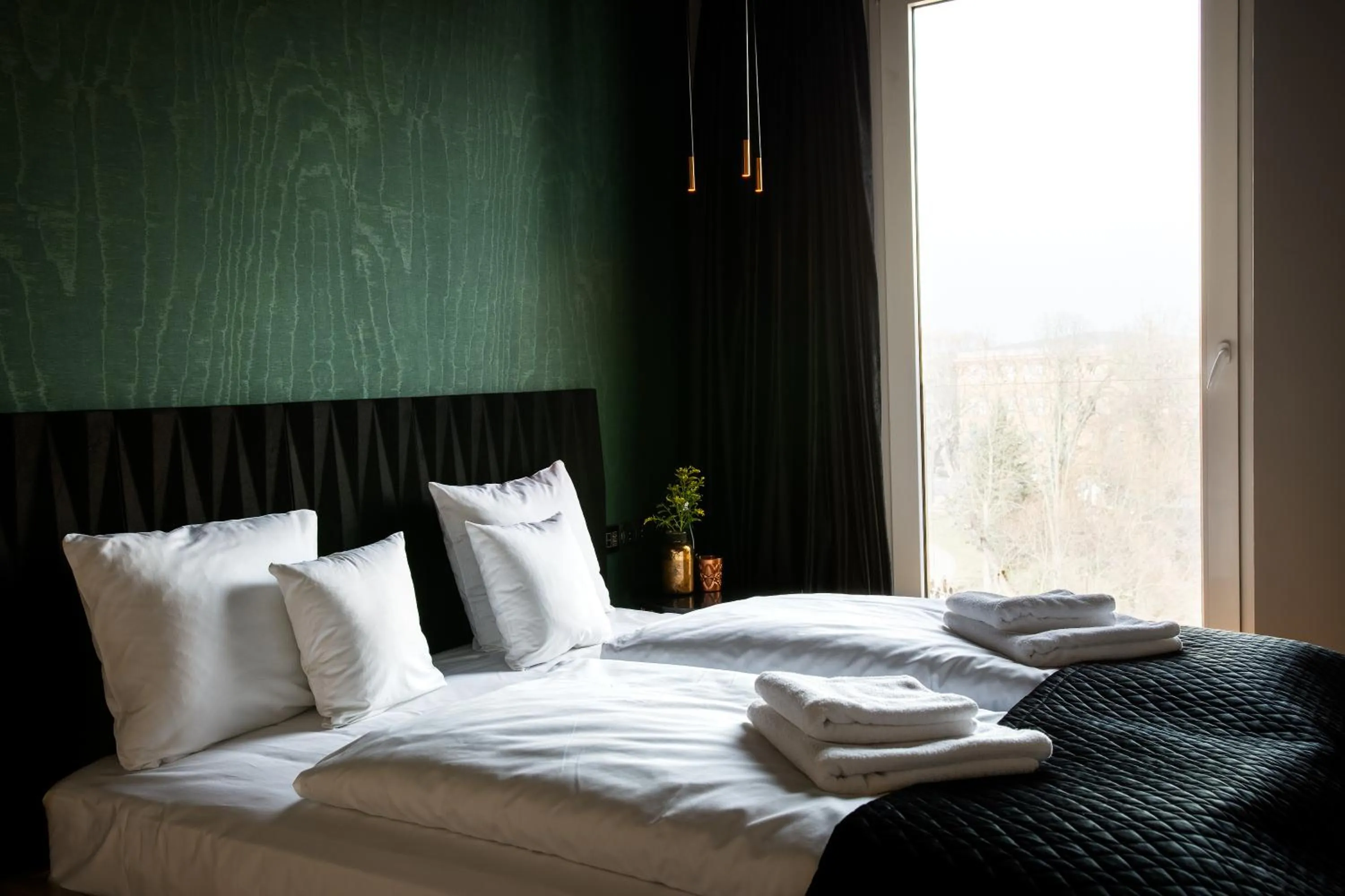 Bed in Sansara Apartments