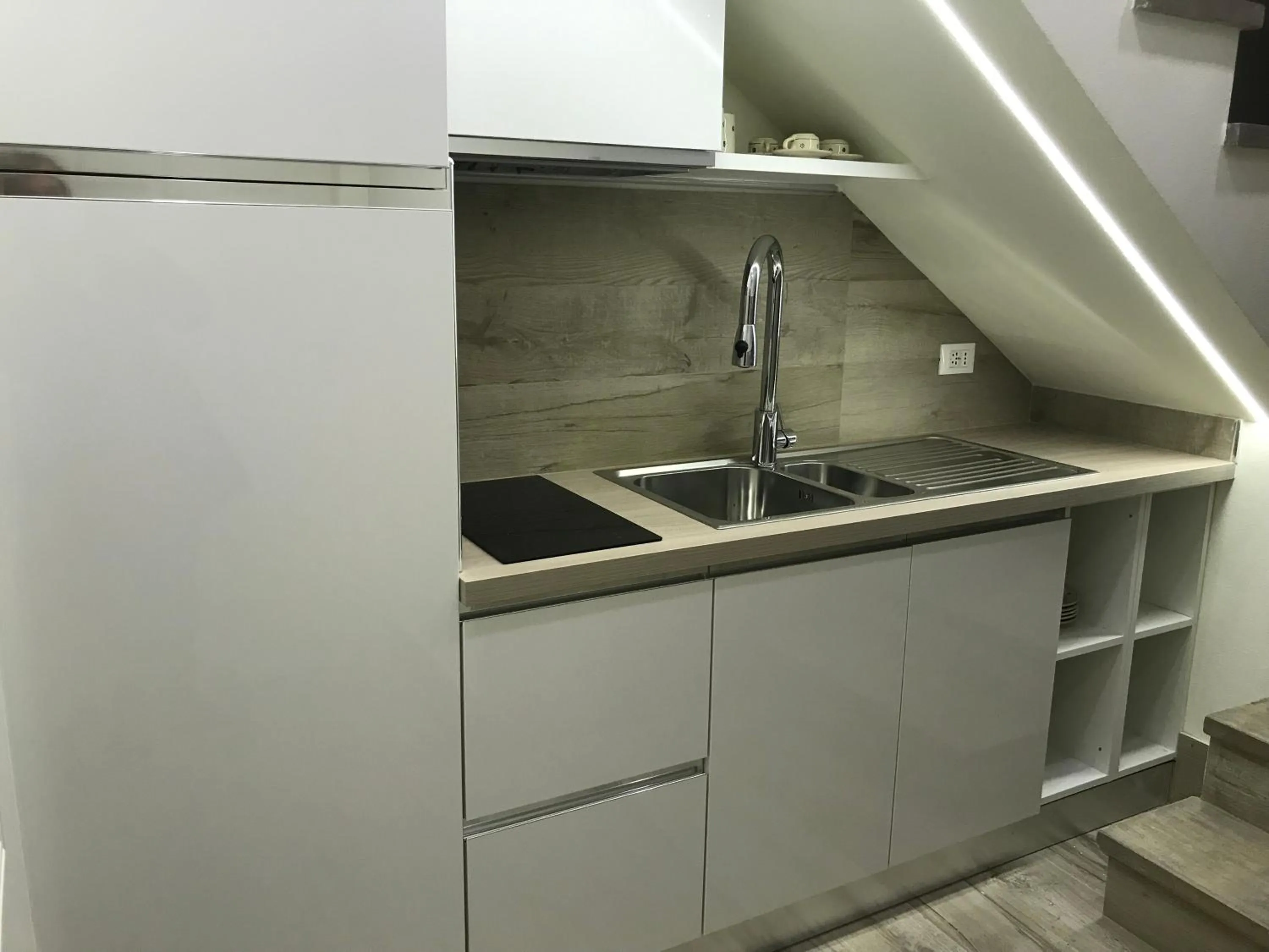 Communal kitchen in Bed & Breakfast Case Osti