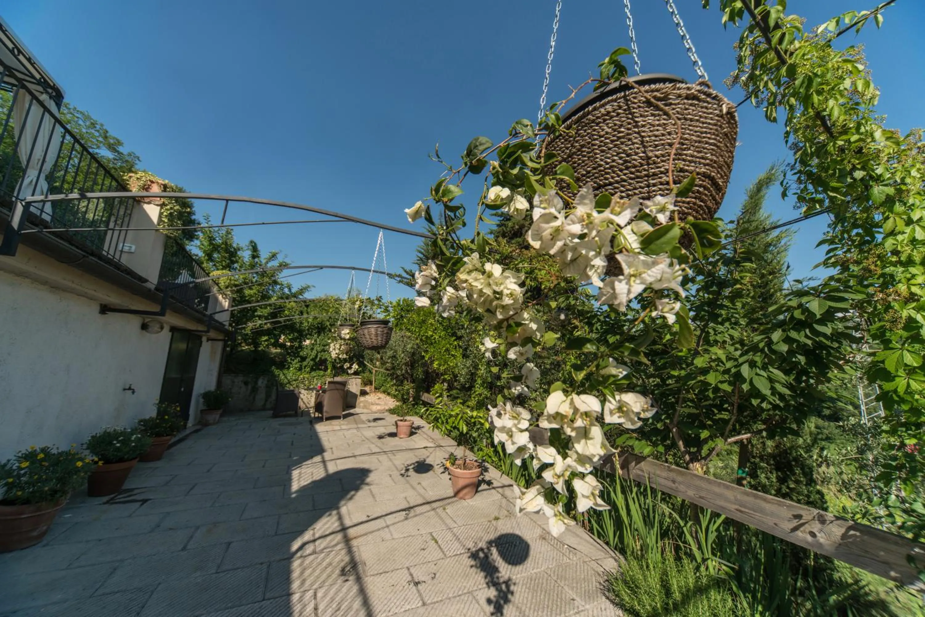 Patio in B&B Le Dimore Mezza Costa