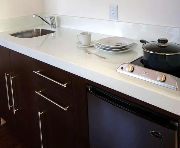 Kitchen or kitchenette in SUITES LONDRES 212