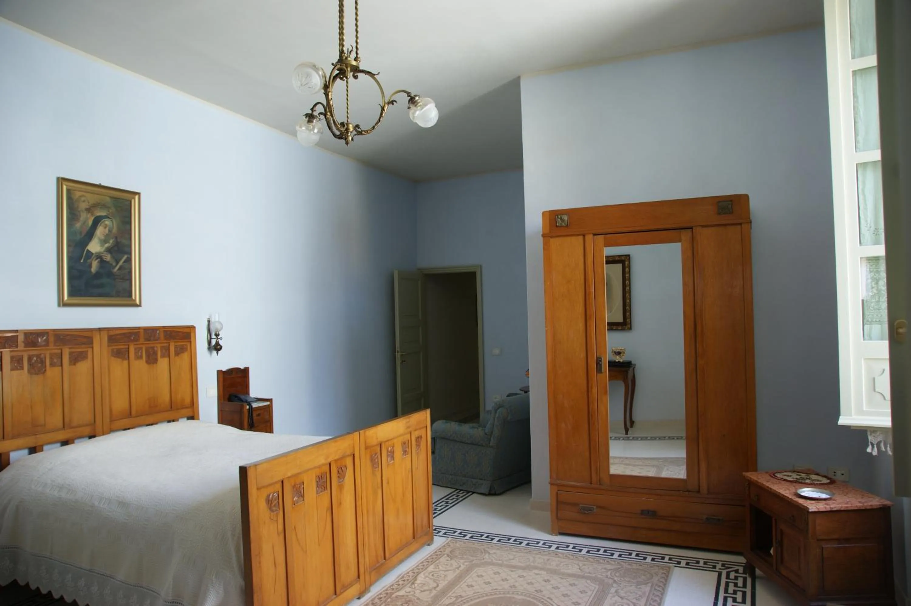 Coffee/tea facilities, Bed in Residenza d'Epoca Regina d'Arborea