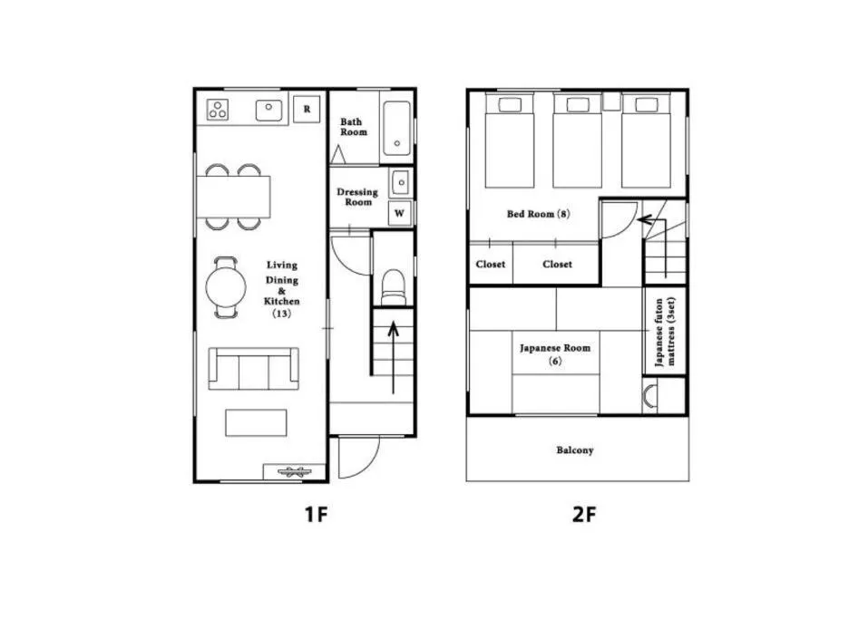Floor plan in RIVERSIDE INN KAMAKURA
