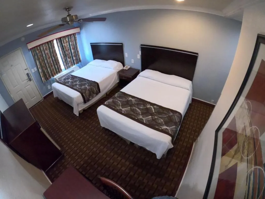 Bed in Hollywood Guest Inn