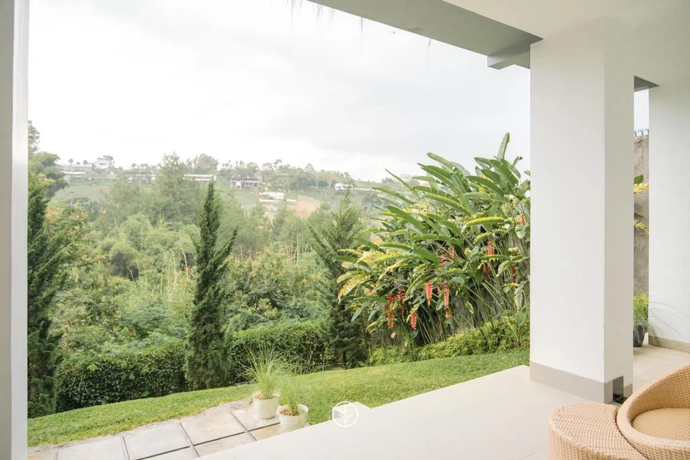 Balcony/Terrace in Kamala plantation view villa 10 bedrooms with a private heated Infinity pool and a billiard table