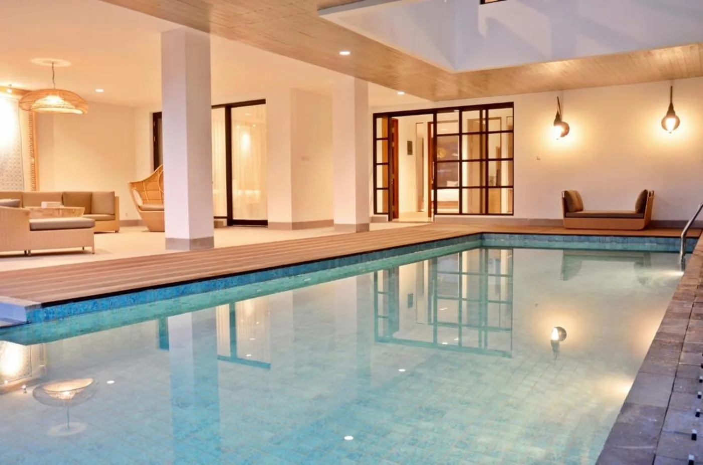 Swimming pool in Kamala plantation view villa 10 bedrooms with a private heated Infinity pool and a billiard table