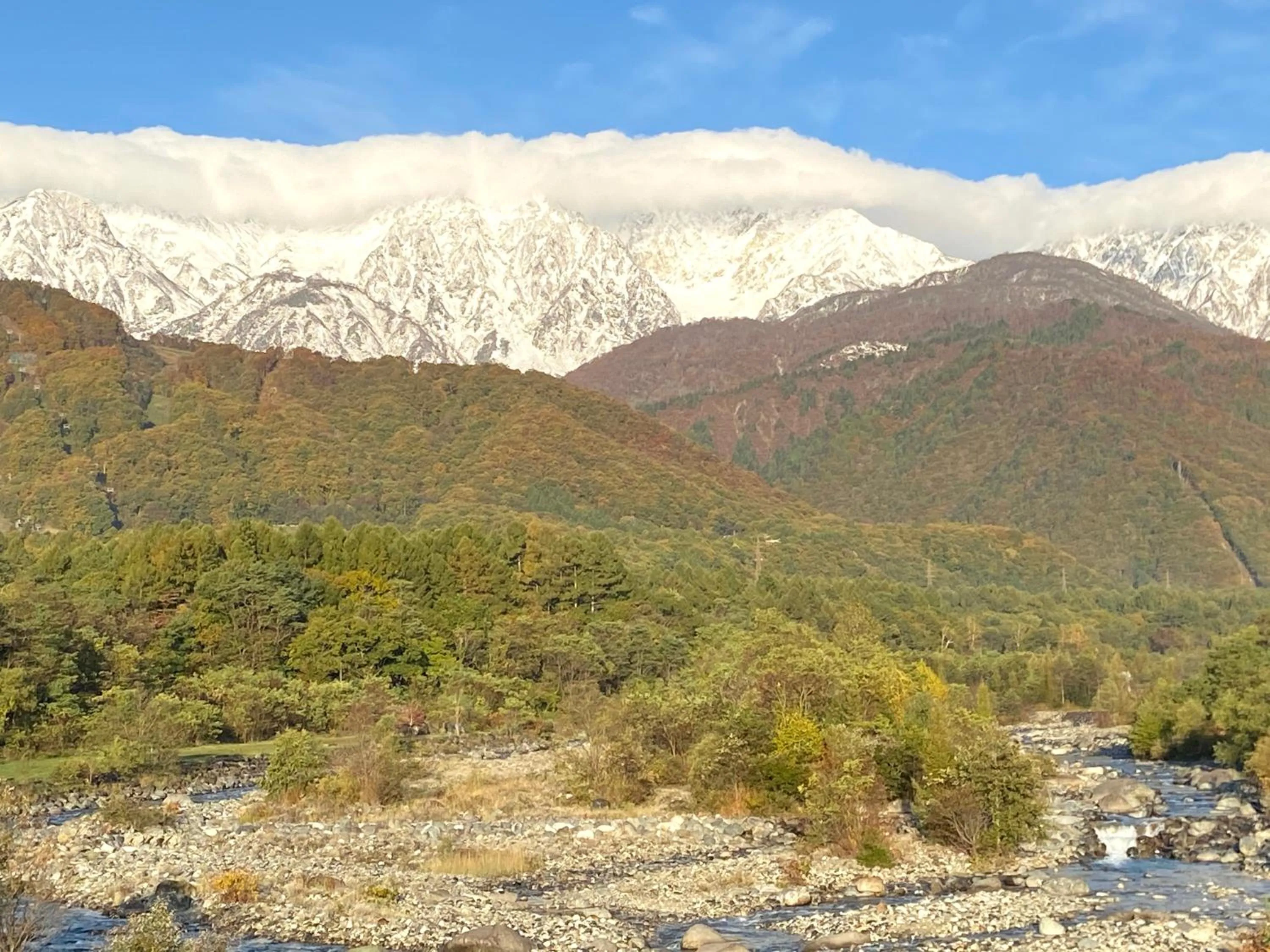 Natural landscape in 白馬パウダーマウンテン