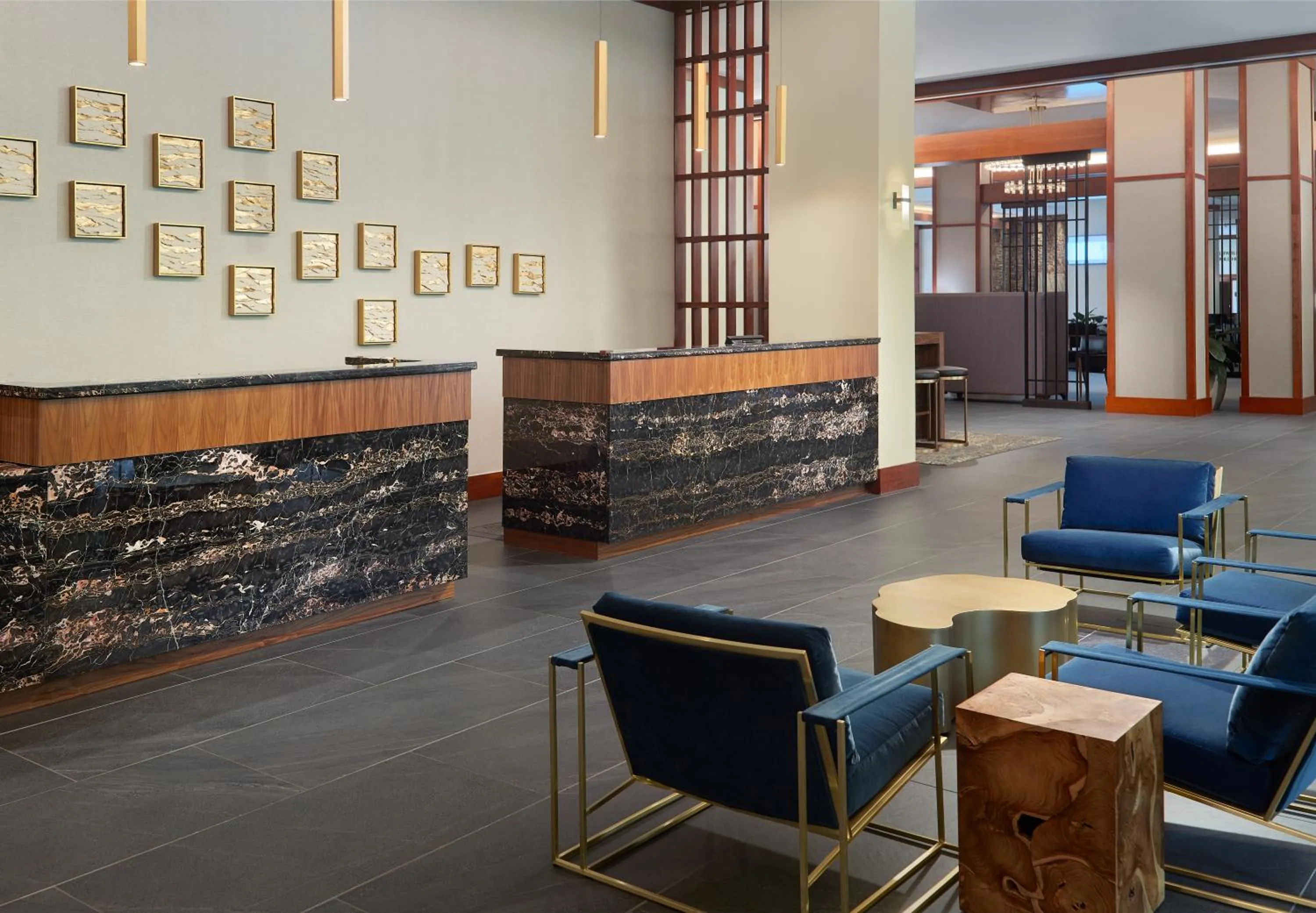 Lobby or reception in Emory Conference Center Hotel