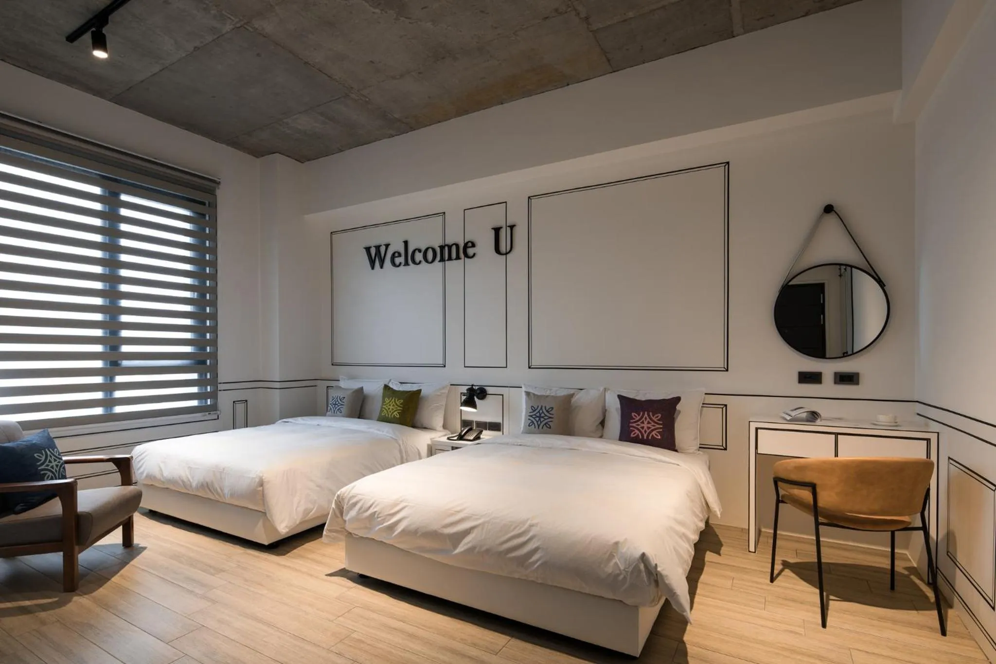 Bed in Tian Zhong Hotel