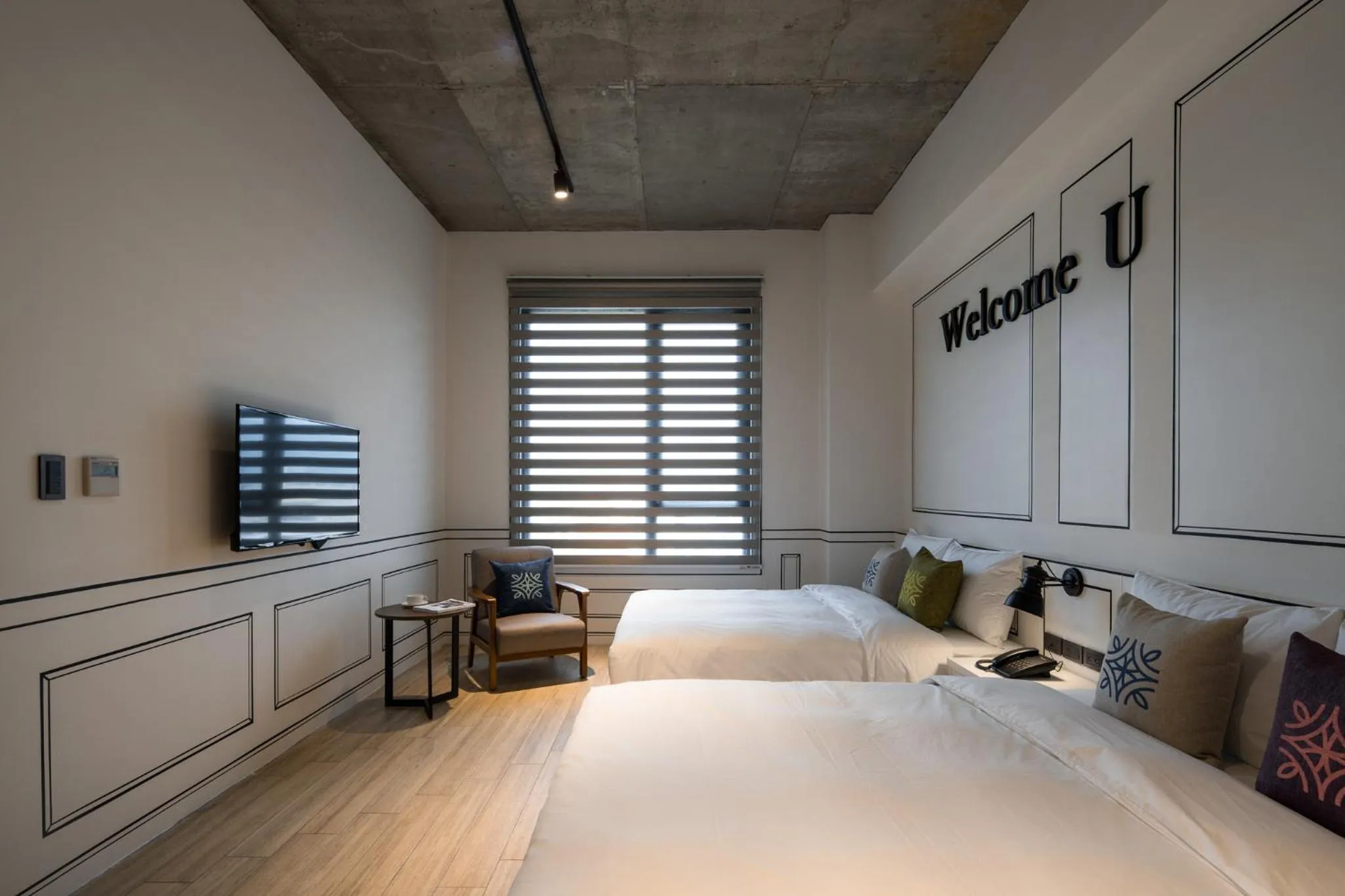 Bed in Tian Zhong Hotel