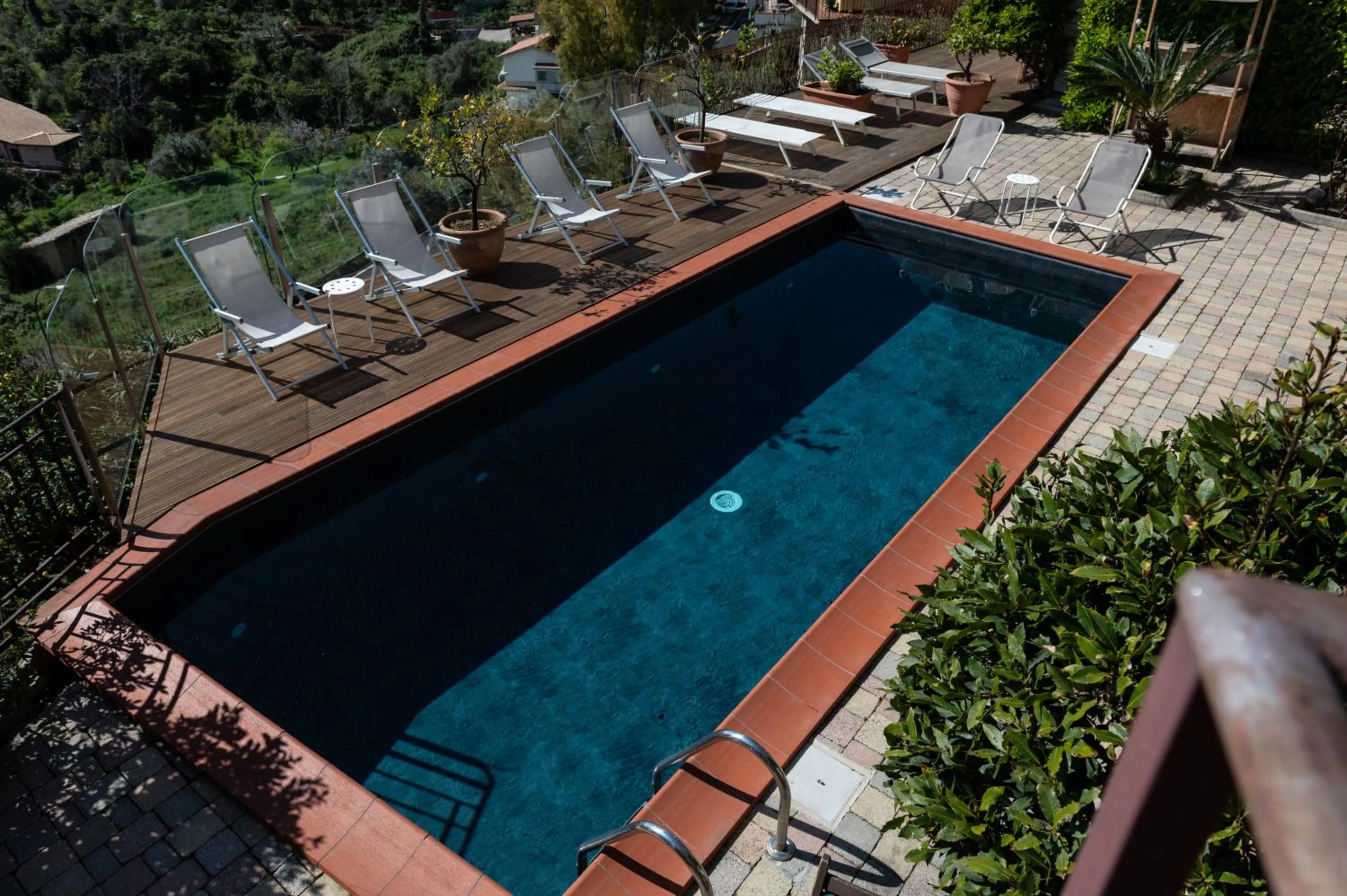 Swimming pool in BnB Casa Rossa