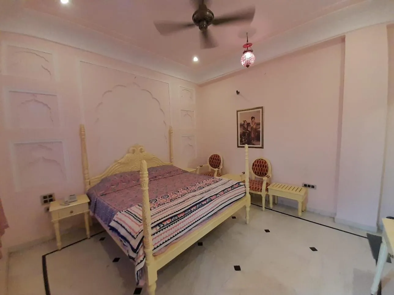 Bedroom, Bed in Raj Rajeshwari Haveli