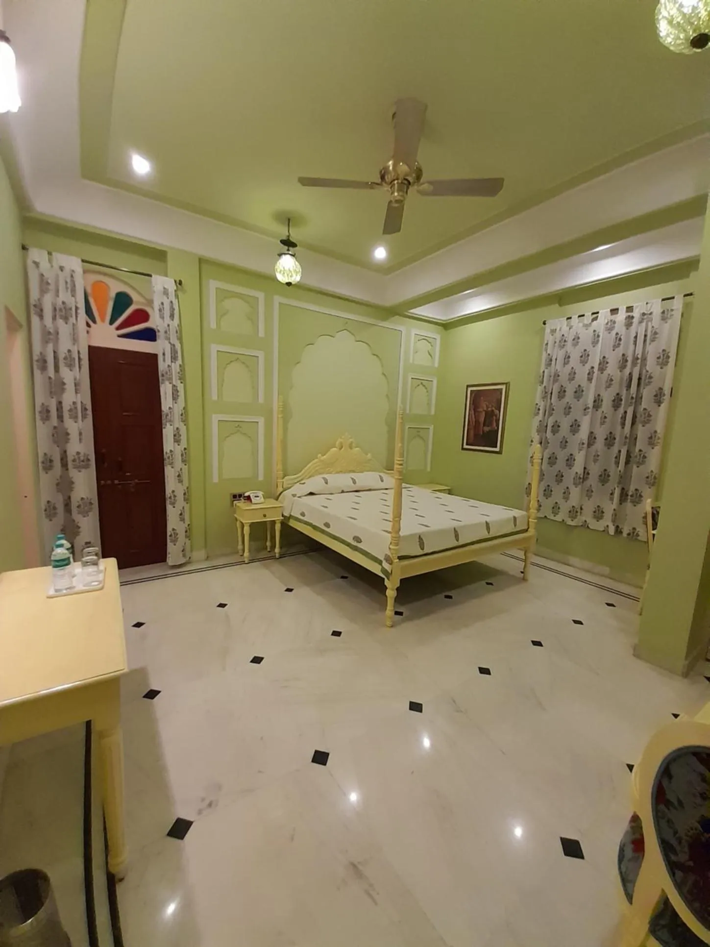 Bedroom, Bed in Raj Rajeshwari Haveli