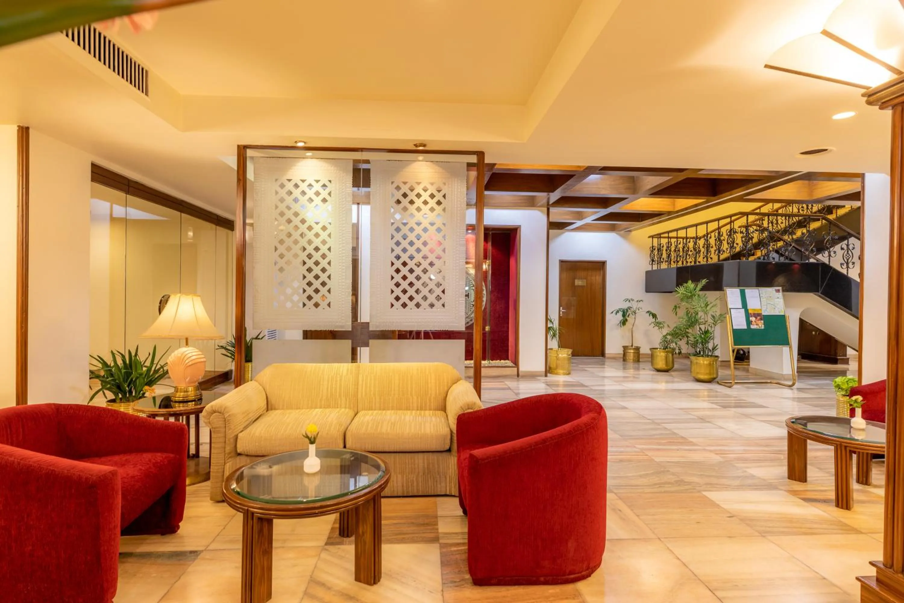 Lobby or reception in The Malla Hotel - Thamel, 2 km to Swayambhunath Temple