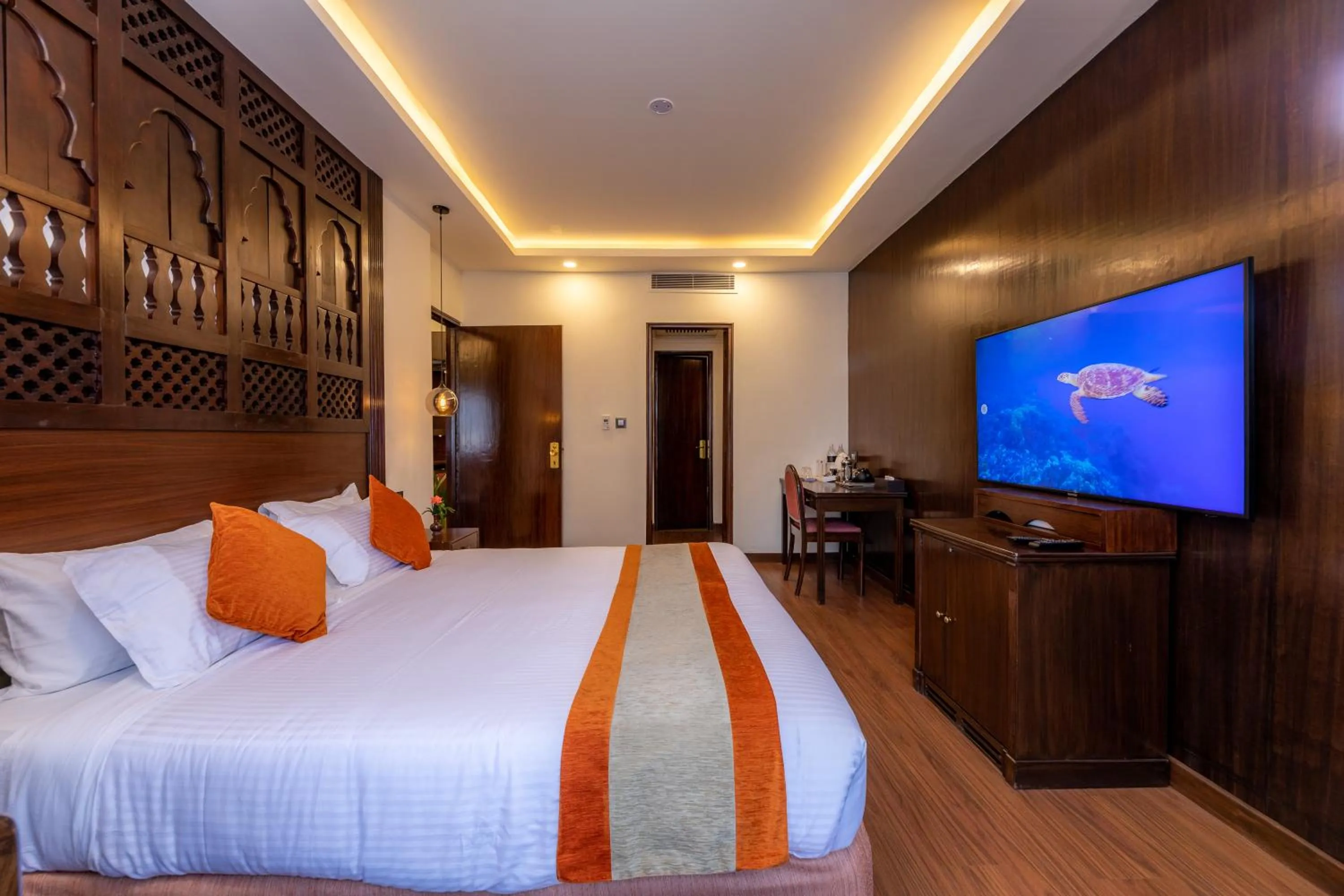 Bed in The Malla Hotel - Thamel, 2 km to Swayambhunath Temple