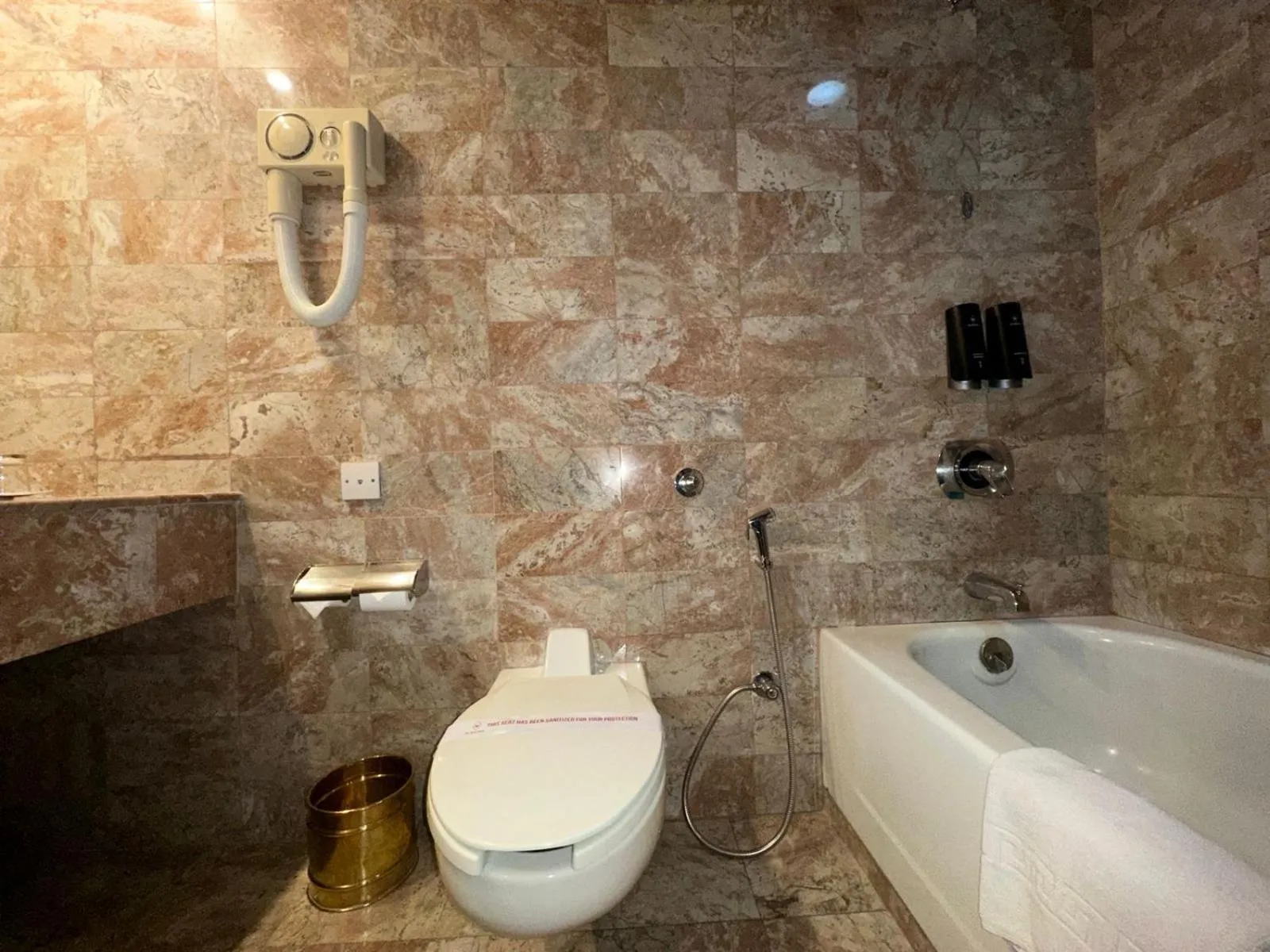 Toilet in The Malla Hotel - Thamel, 2 km to Swayambhunath Temple